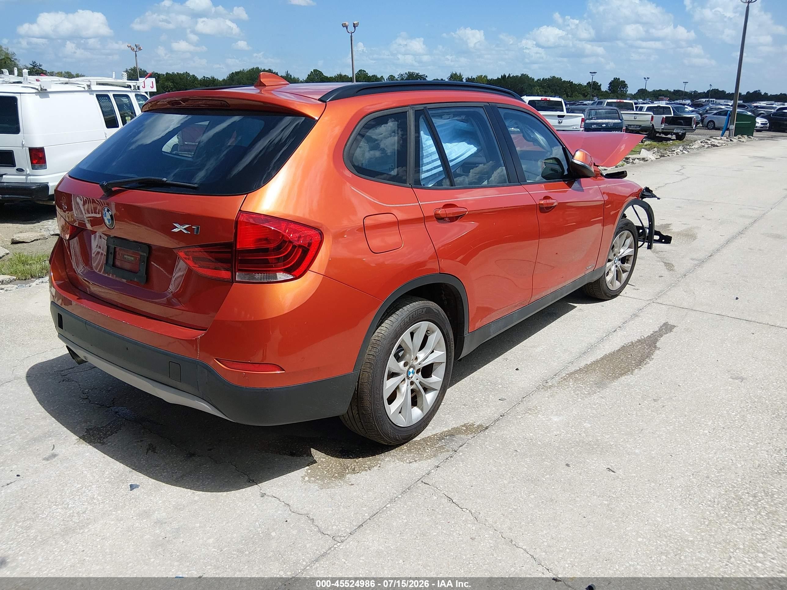 2014 Bmw X1 Xdrive28i Orange vin: WBAVL1C51EVR93512