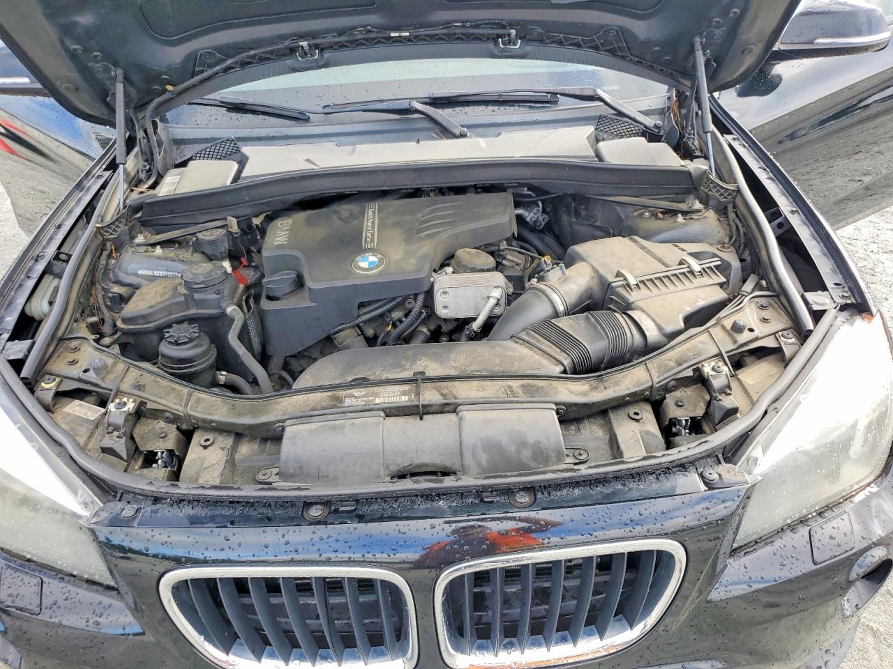 2014 Bmw X1 Xdrive28i Black vin: WBAVL1C51EVY10755
