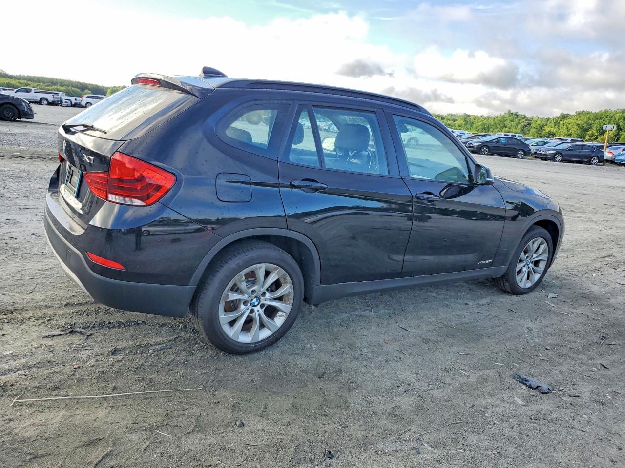 2014 Bmw X1 Xdrive28i Black vin: WBAVL1C51EVY10755