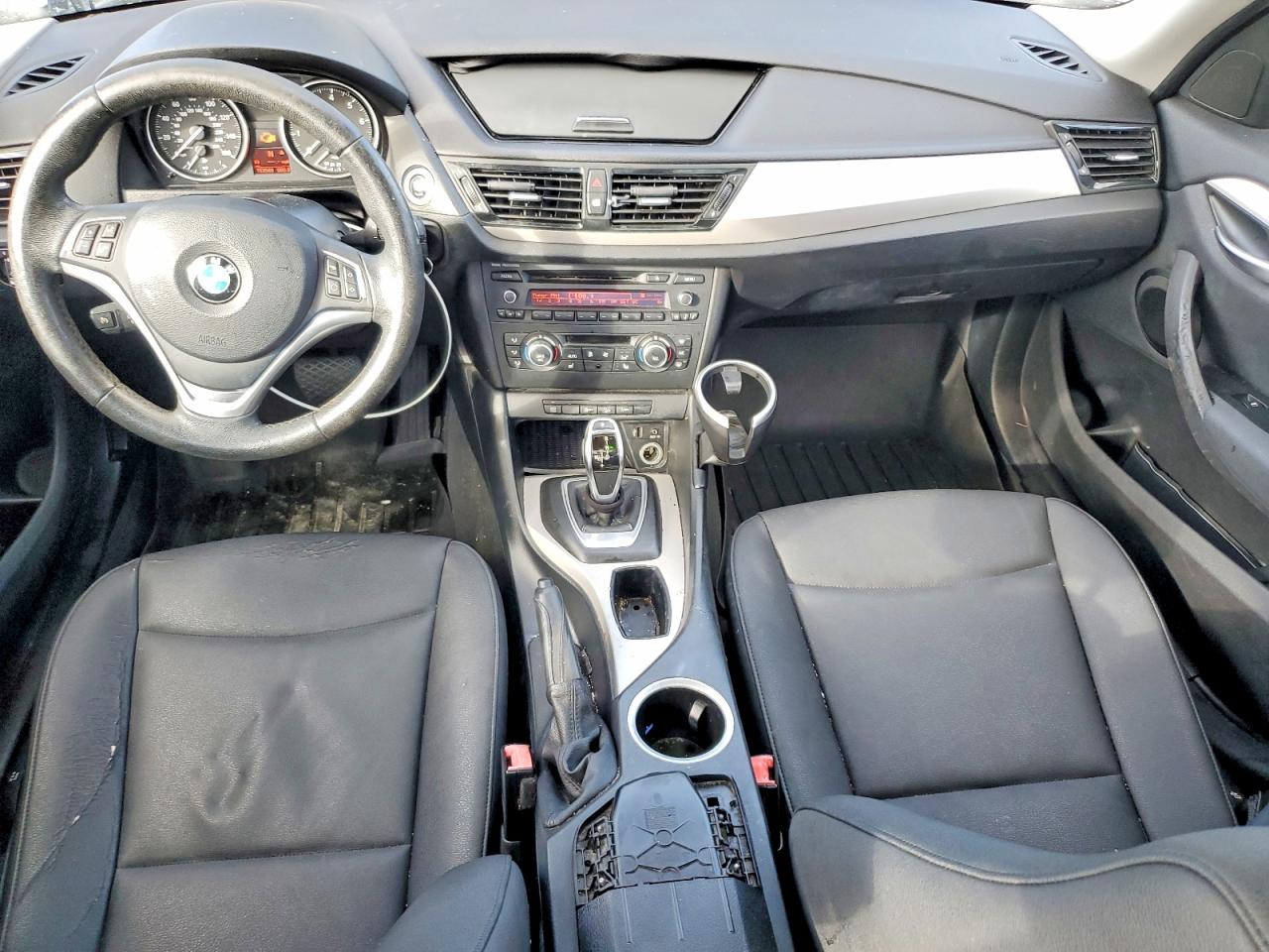 2014 Bmw X1 Xdrive28i Black vin: WBAVL1C51EVY10755