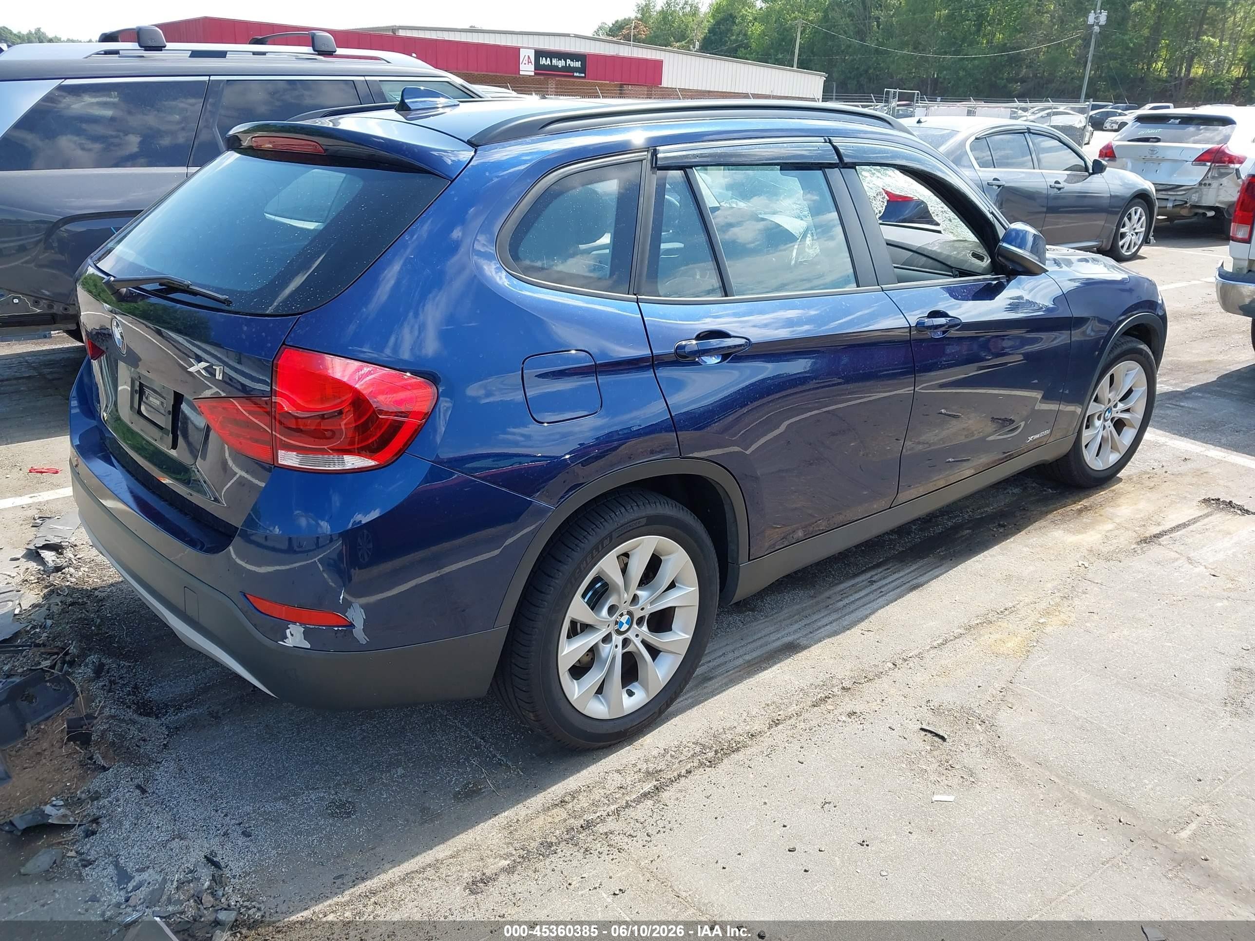 2014 Bmw X1 Xdrive28i Синий vin: WBAVL1C51EVY16197