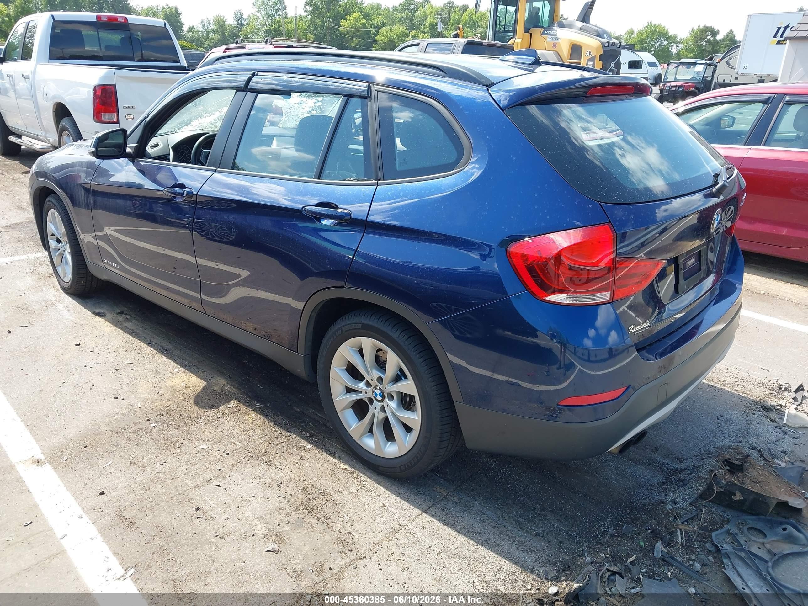 2014 Bmw X1 Xdrive28i Синий vin: WBAVL1C51EVY16197