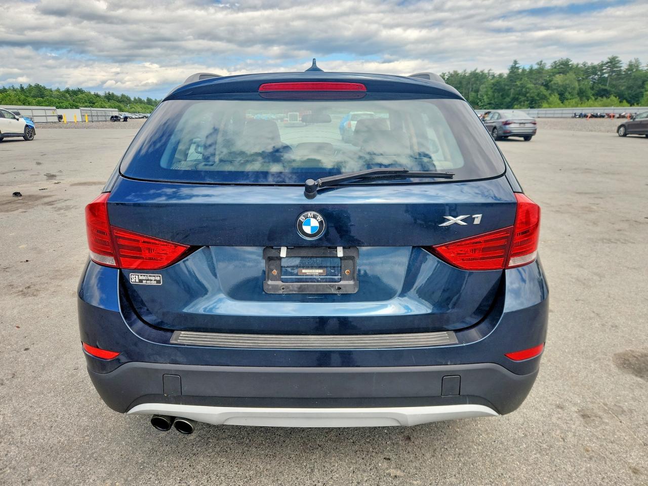 2014 Bmw X1 Xdrive28i Blue vin: WBAVL1C51EVY18581