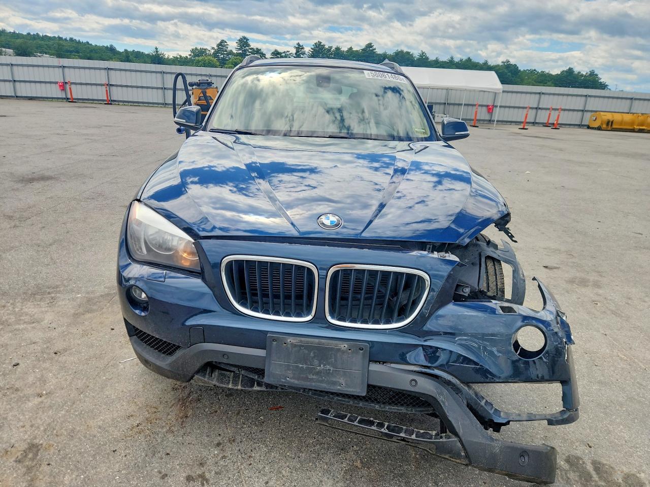 2014 Bmw X1 Xdrive28i Blue vin: WBAVL1C51EVY18581