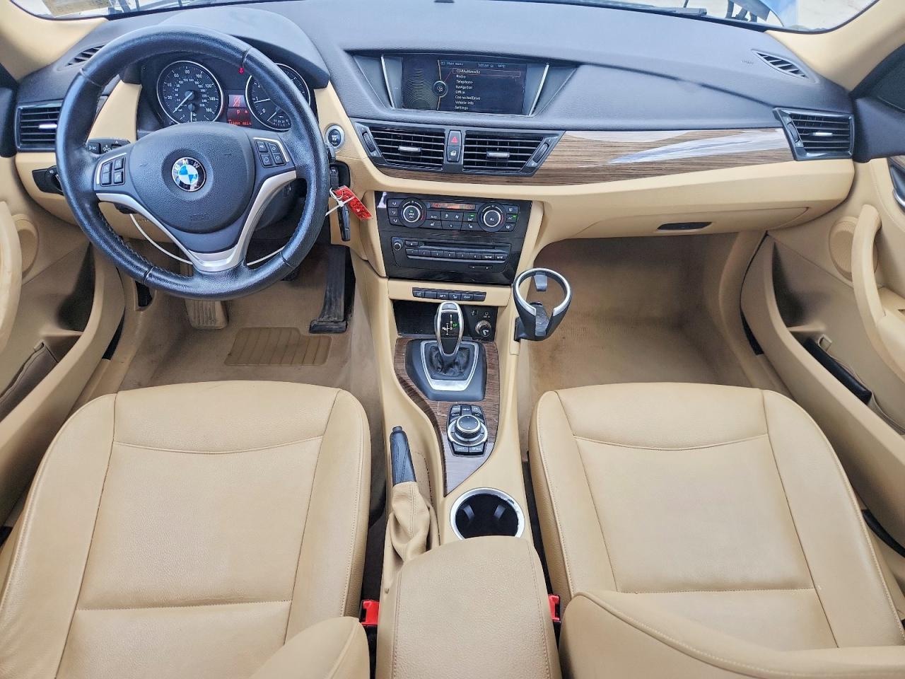2014 Bmw X1 Xdrive28i Blue vin: WBAVL1C51EVY18581