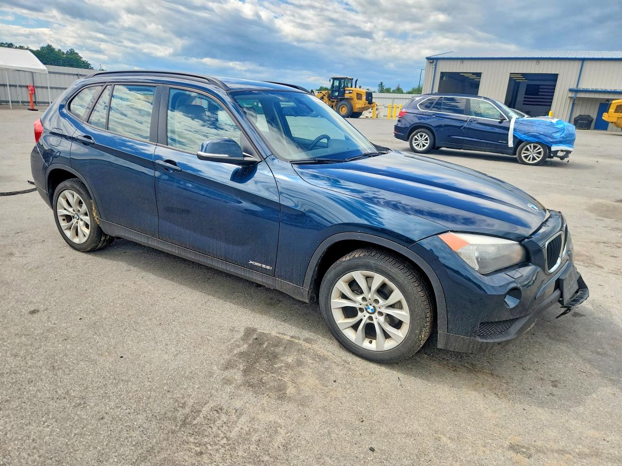 2014 Bmw X1 Xdrive28i Blue vin: WBAVL1C51EVY18581