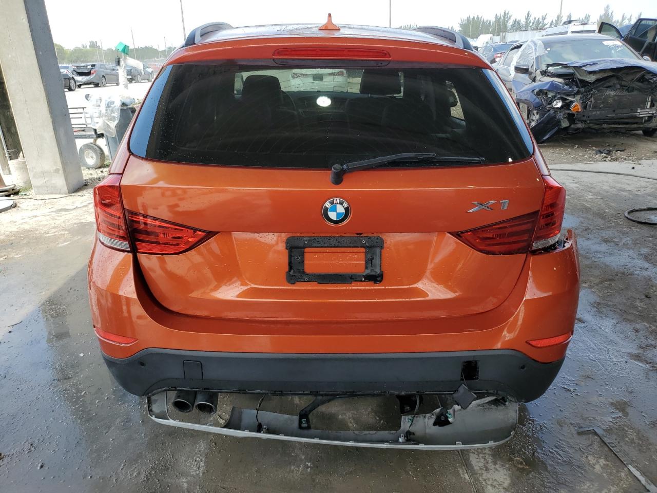 2015 Bmw X1 Xdrive28i Orange vin: WBAVL1C51FVY26469