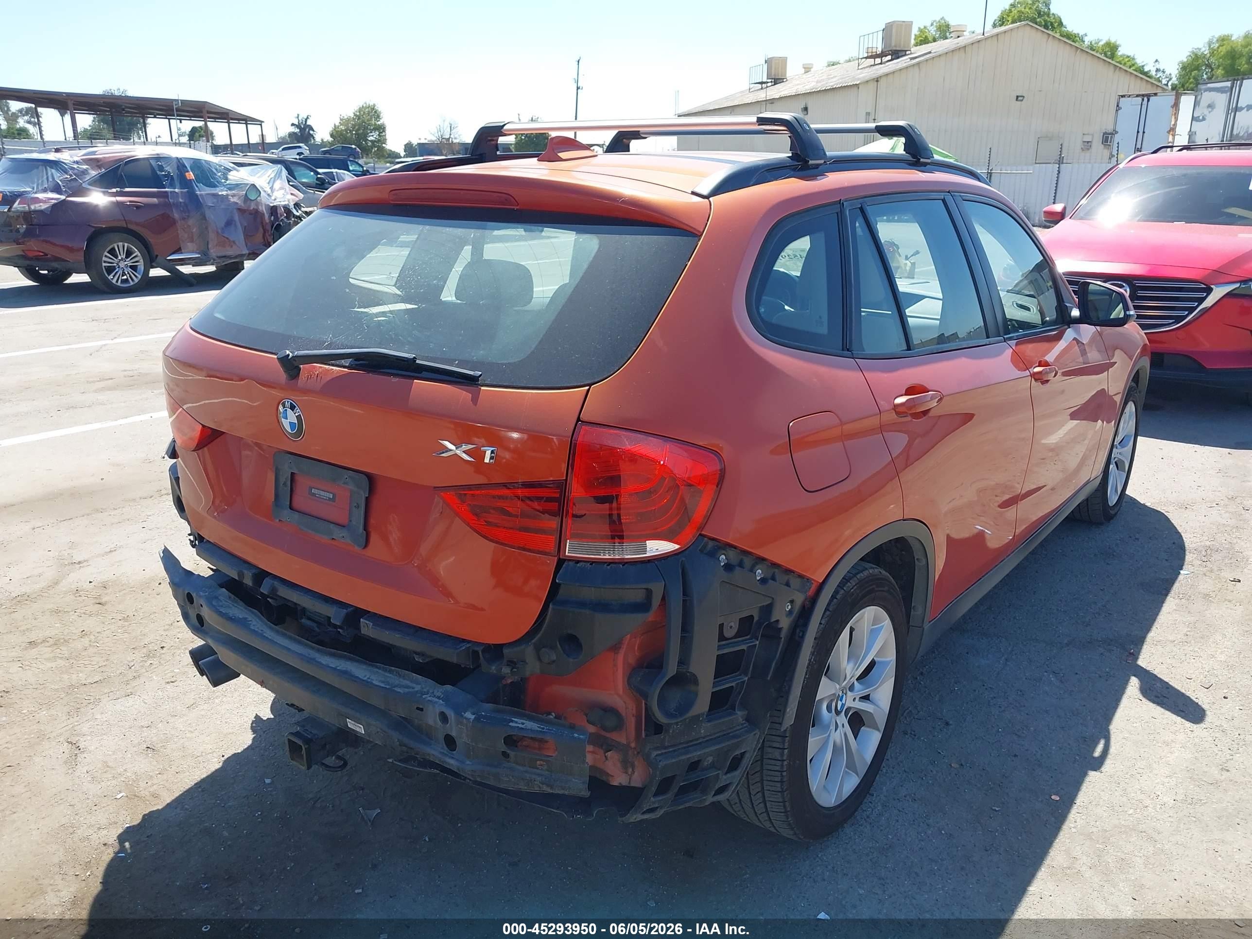 2013 Bmw X1 Xdrive28i Orange vin: WBAVL1C52DVR83778