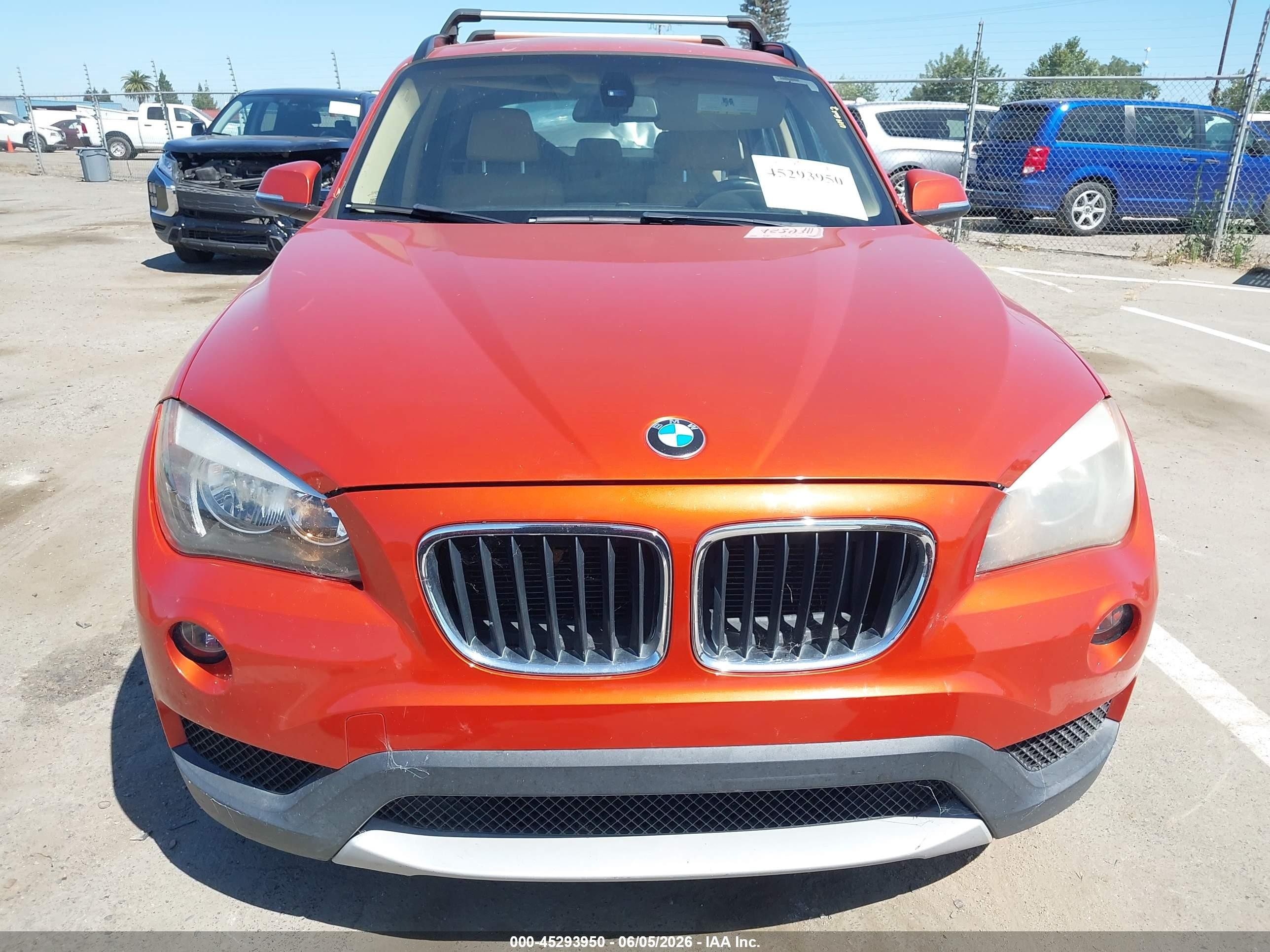 2013 Bmw X1 Xdrive28i Orange vin: WBAVL1C52DVR83778