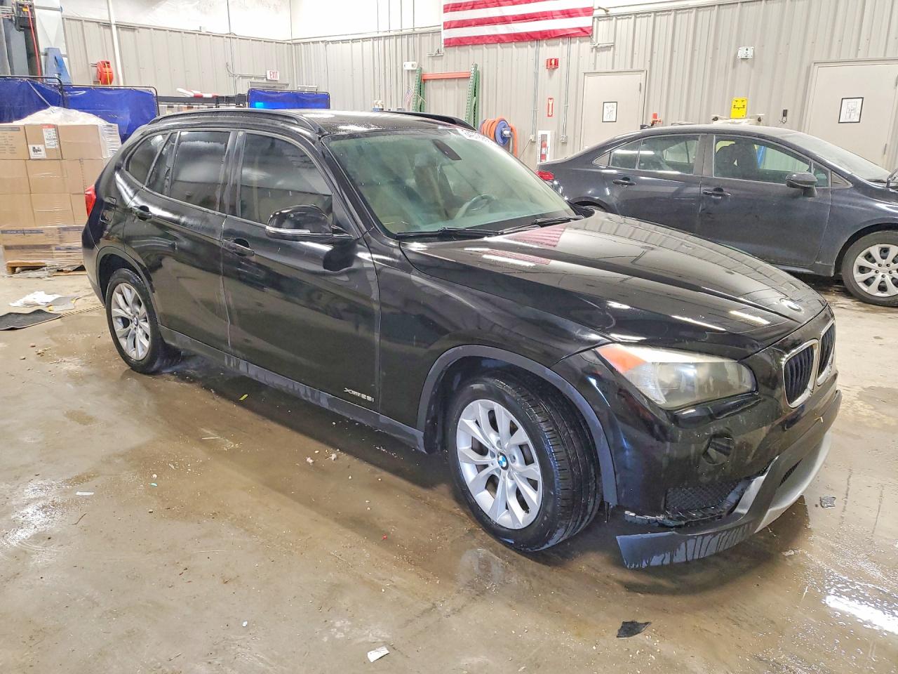 2014 Bmw X1 Xdrive28i Black vin: WBAVL1C52EVY10991