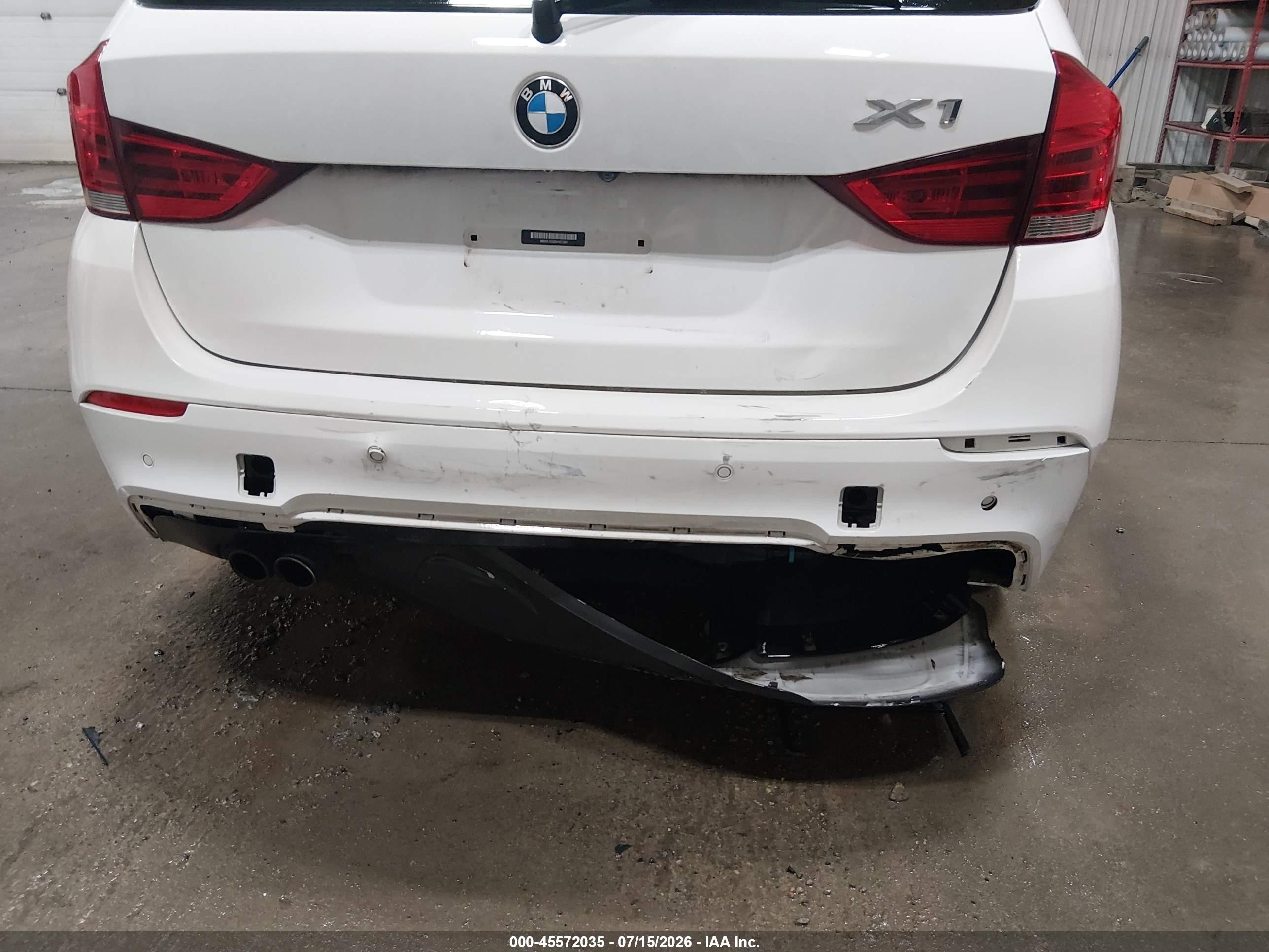 2014 Bmw X1 Xdrive28i White vin: WBAVL1C52EVY21361
