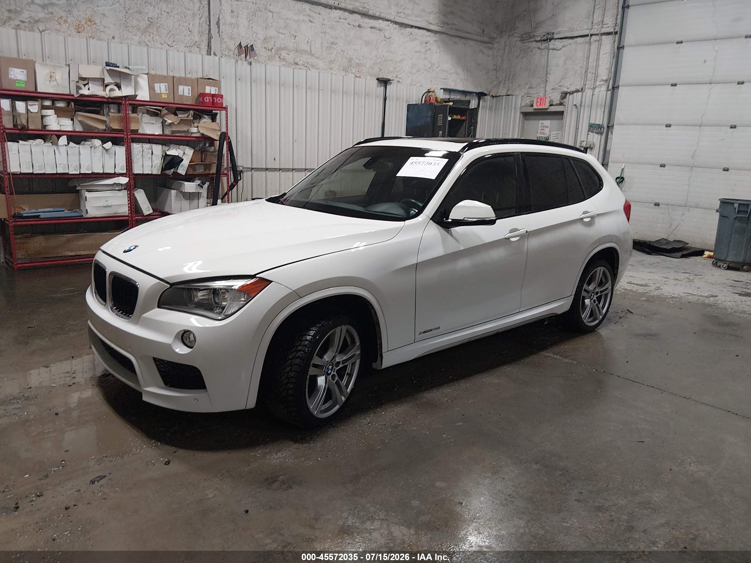 2014 Bmw X1 Xdrive28i White vin: WBAVL1C52EVY21361