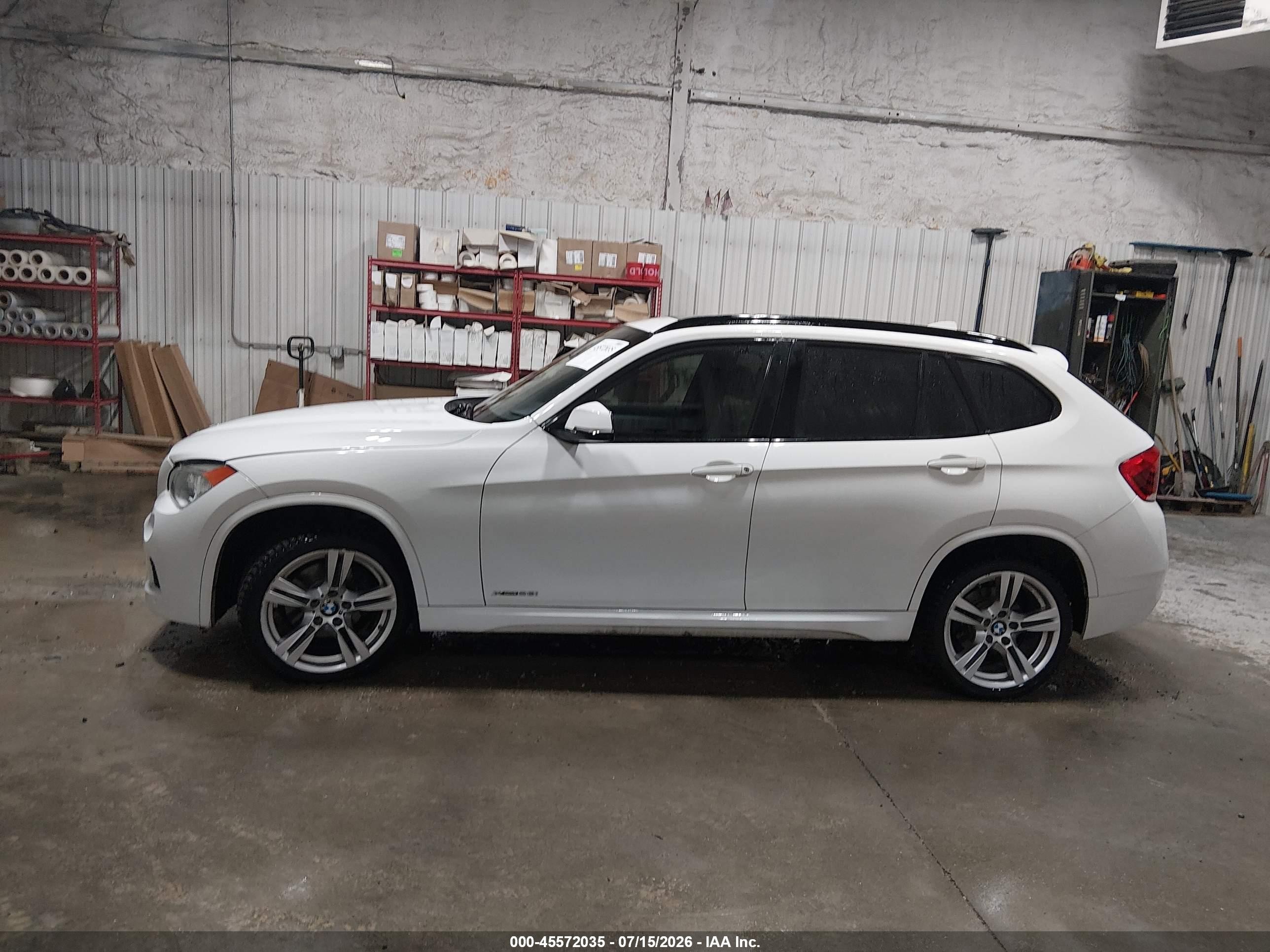 2014 Bmw X1 Xdrive28i White vin: WBAVL1C52EVY21361