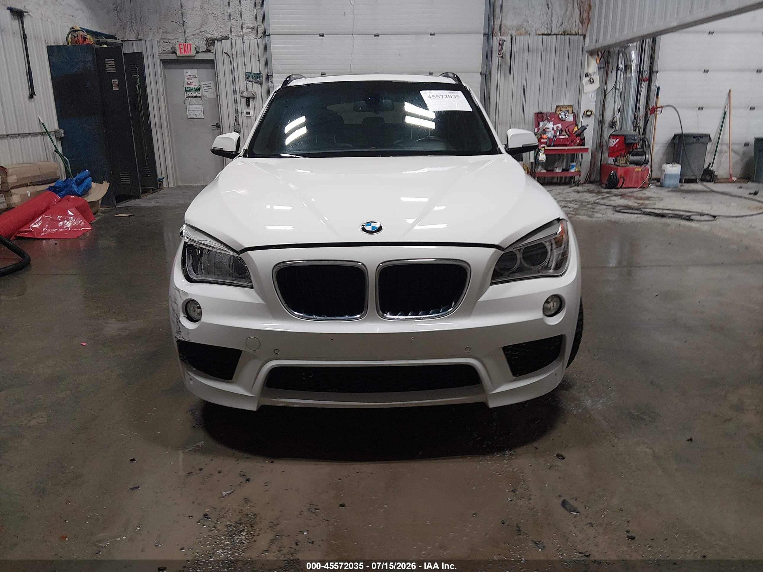 2014 Bmw X1 Xdrive28i White vin: WBAVL1C52EVY21361