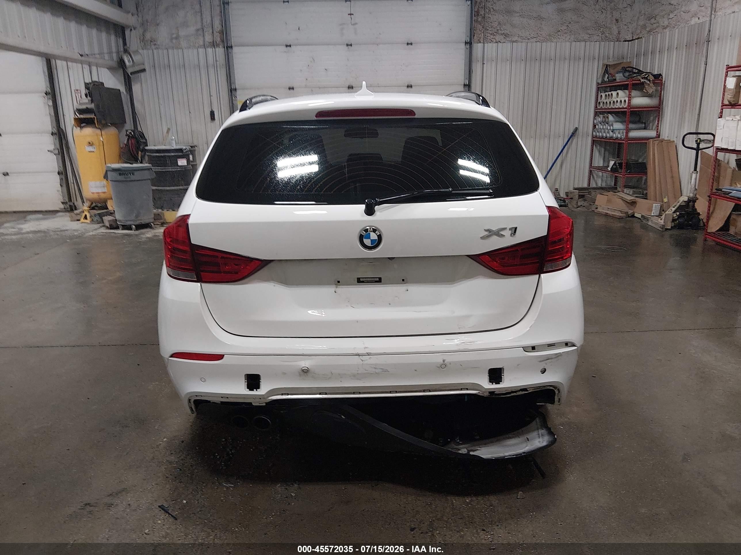 2014 Bmw X1 Xdrive28i White vin: WBAVL1C52EVY21361
