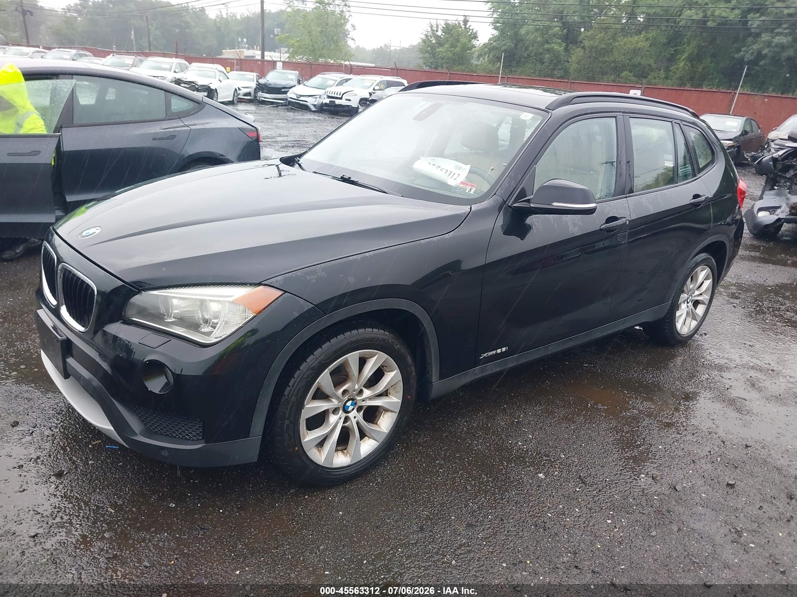 2014 Bmw X1 Xdrive28i Black vin: WBAVL1C52EVY21487