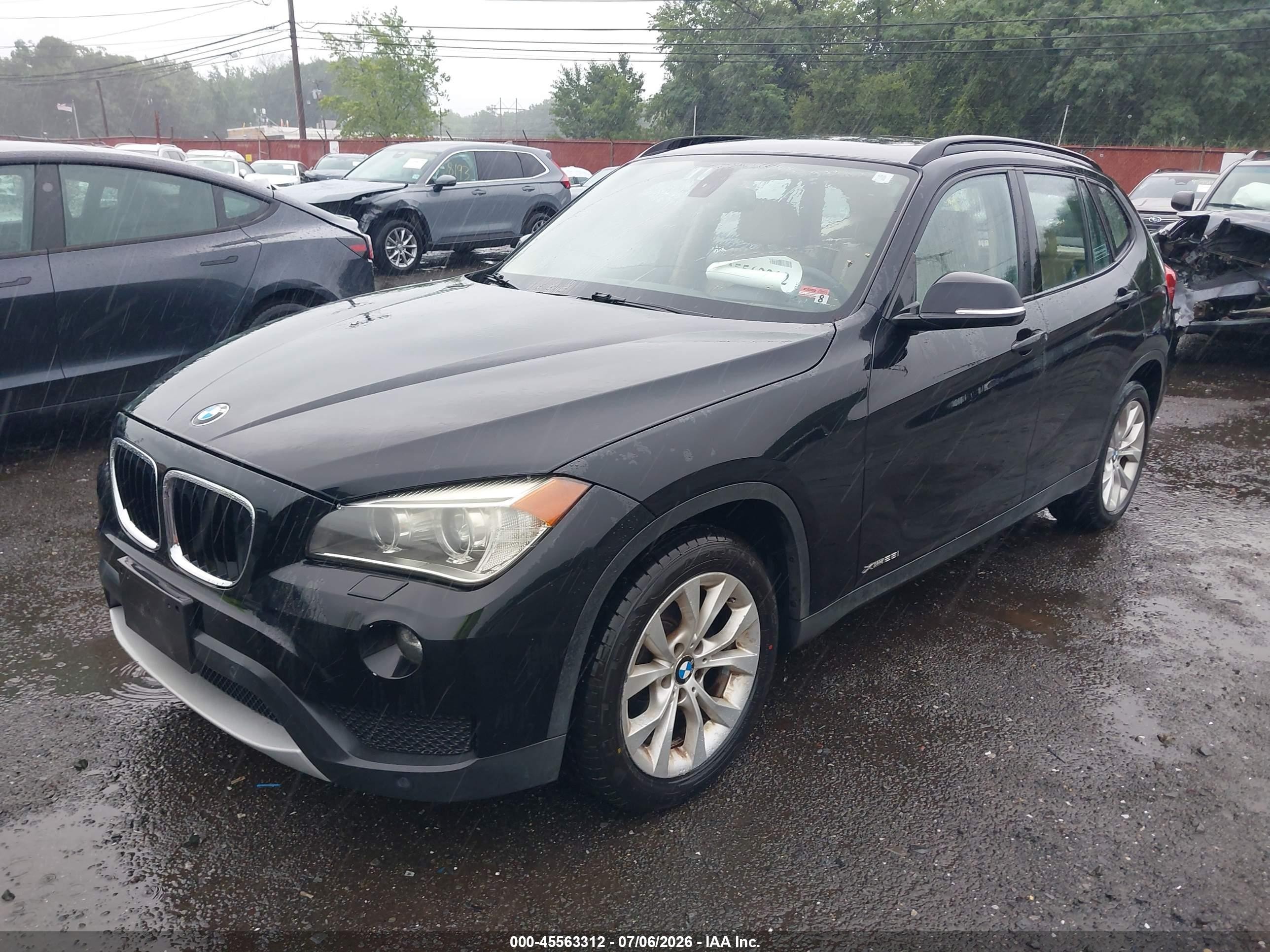 2014 Bmw X1 Xdrive28i Black vin: WBAVL1C52EVY21487