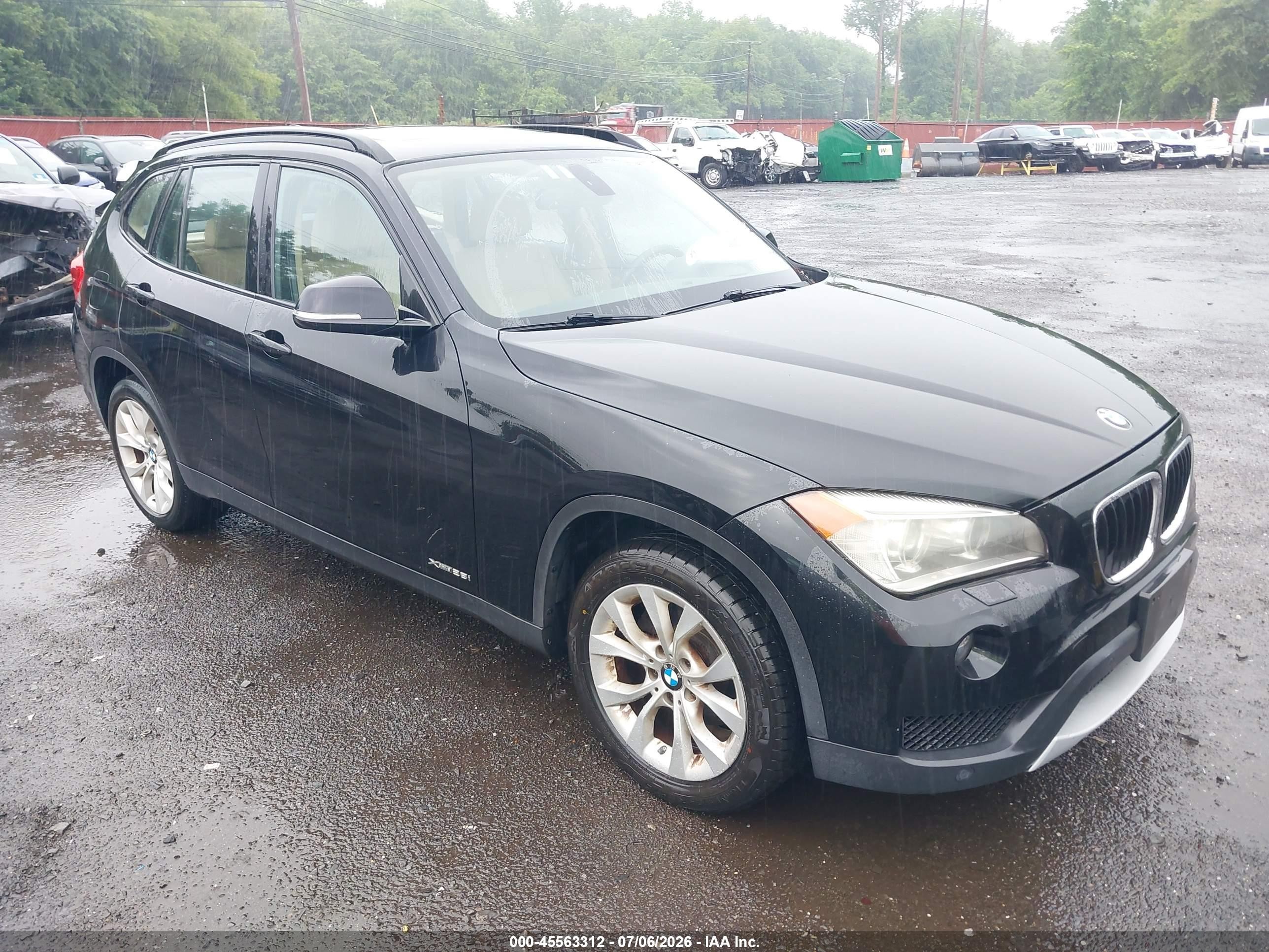 2014 Bmw X1 Xdrive28i Black vin: WBAVL1C52EVY21487