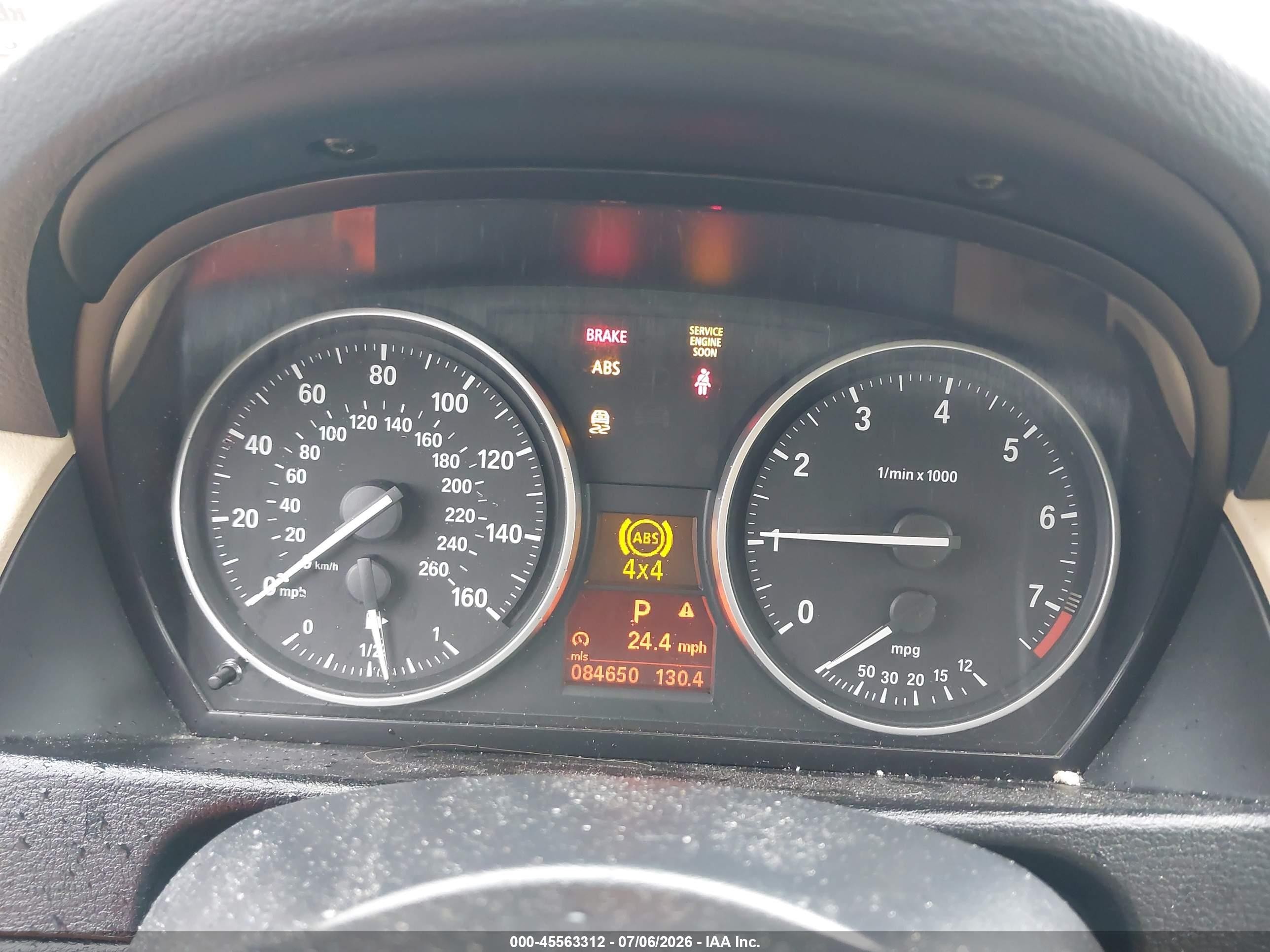 2014 Bmw X1 Xdrive28i Black vin: WBAVL1C52EVY21487