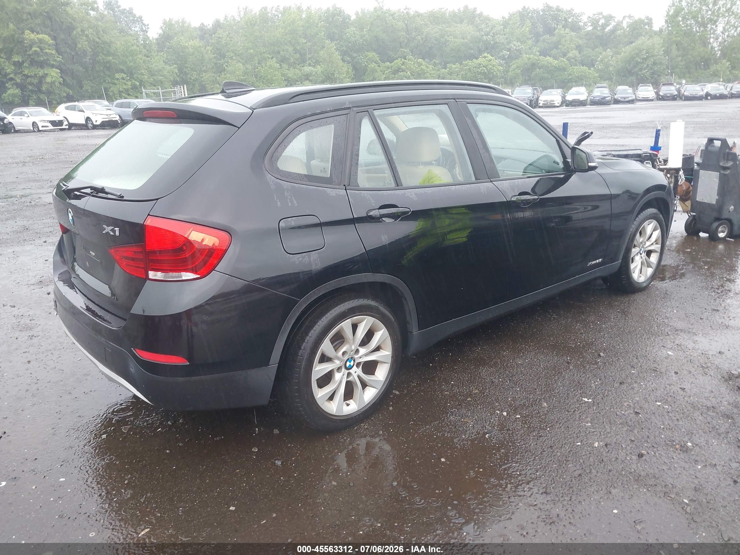2014 Bmw X1 Xdrive28i Black vin: WBAVL1C52EVY21487