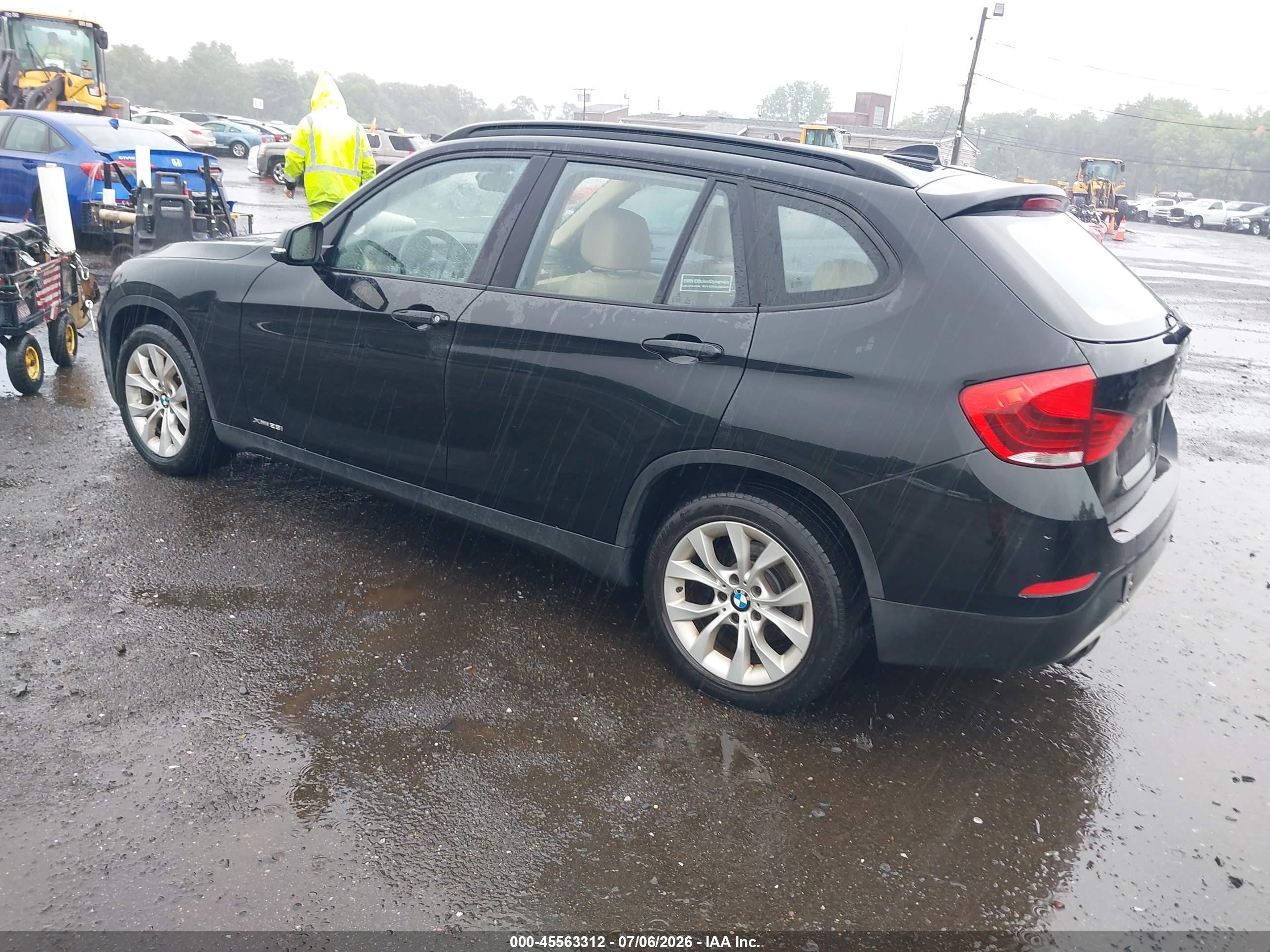 2014 Bmw X1 Xdrive28i Black vin: WBAVL1C52EVY21487