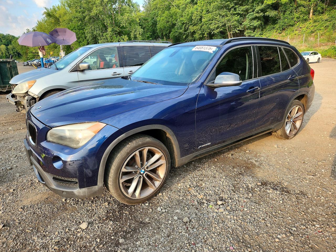 2014 Bmw X1 Xdrive28i Синий vin: WBAVL1C52EVY24020