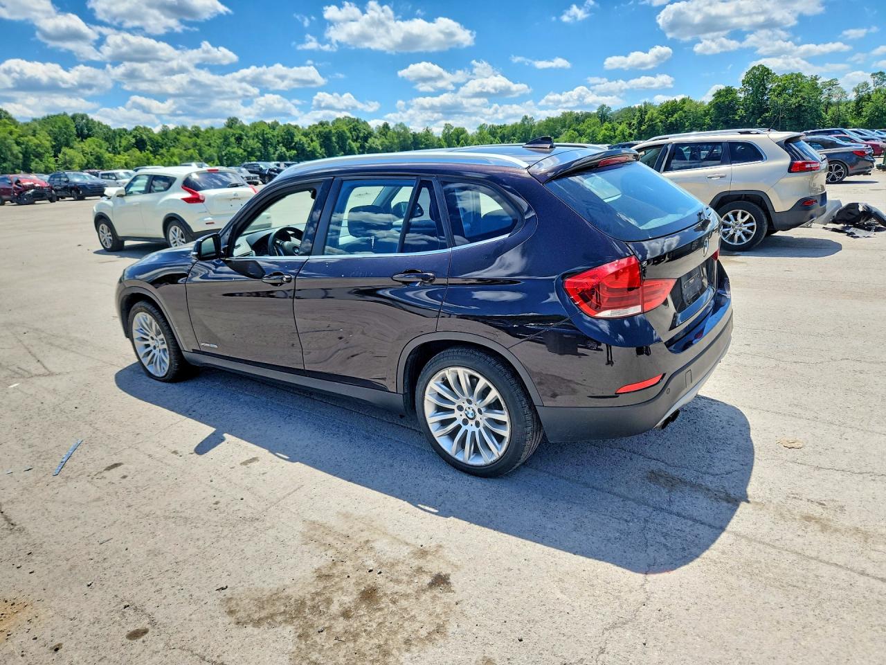 2015 Bmw X1 Xdrive28i Brown vin: WBAVL1C52FVY26531