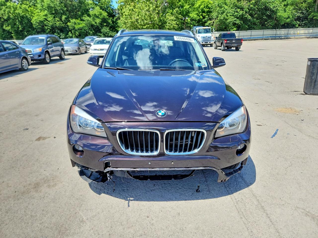 2015 Bmw X1 Xdrive28i Brown vin: WBAVL1C52FVY26531
