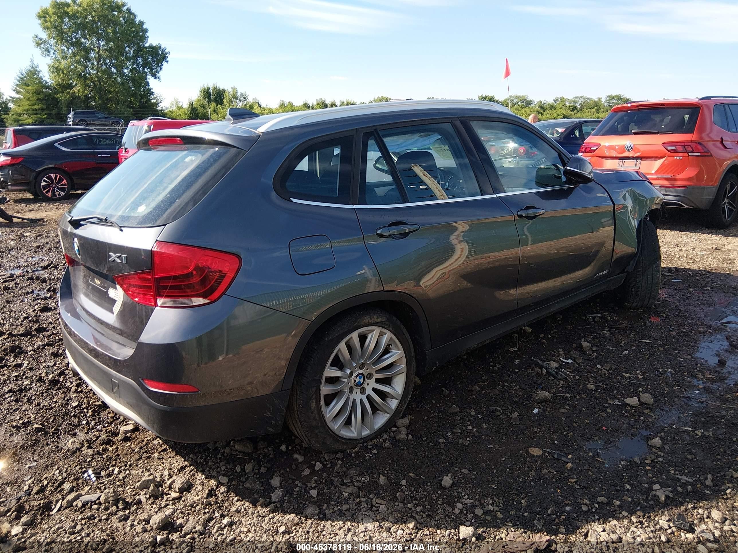 2015 Bmw X1 Xdrive28i Серый vin: WBAVL1C52FVY29803