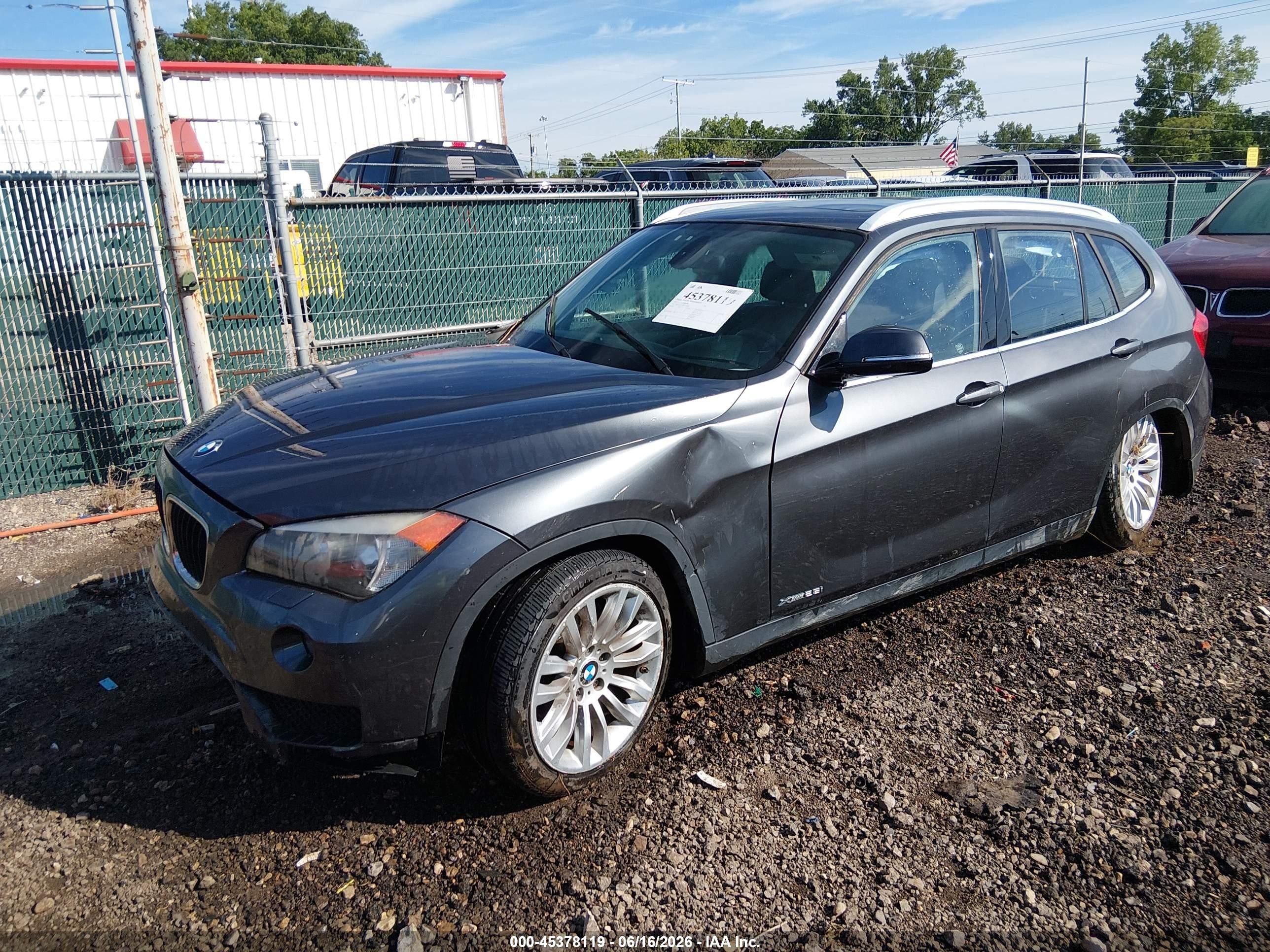 2015 Bmw X1 Xdrive28i Серый vin: WBAVL1C52FVY29803