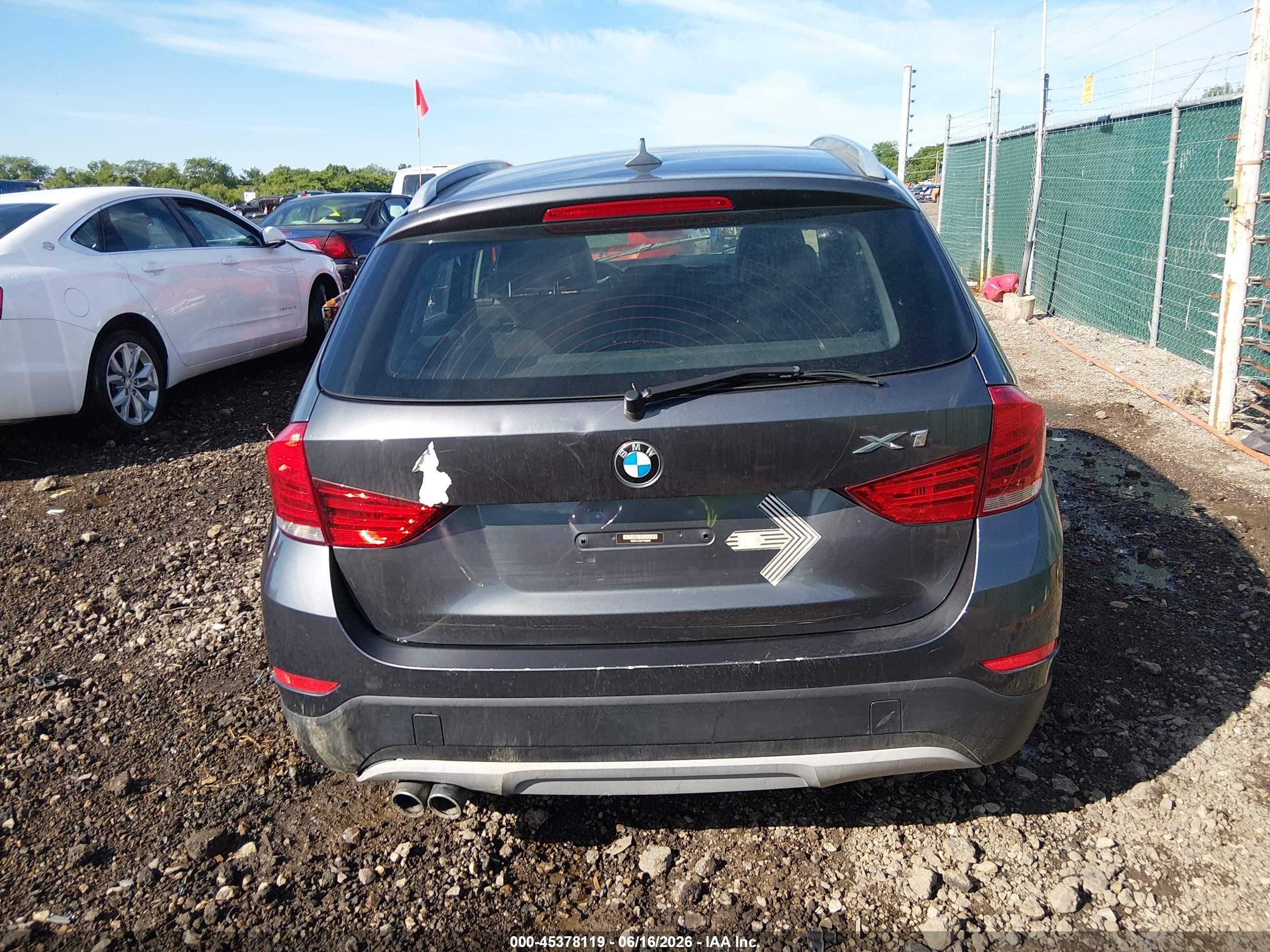 2015 Bmw X1 Xdrive28i Серый vin: WBAVL1C52FVY29803