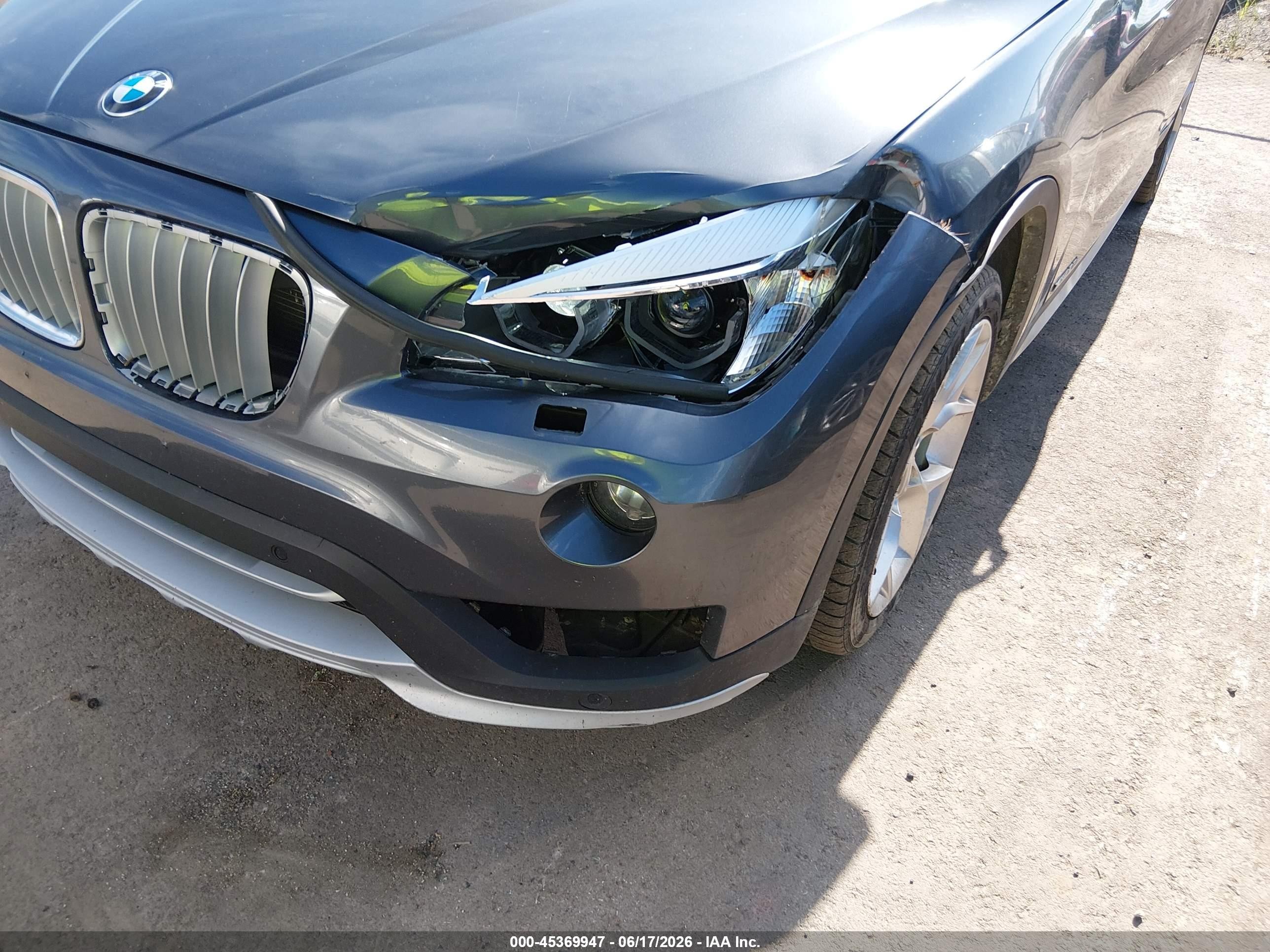 2015 Bmw X1 Xdrive28i Gray vin: WBAVL1C52FVY34063