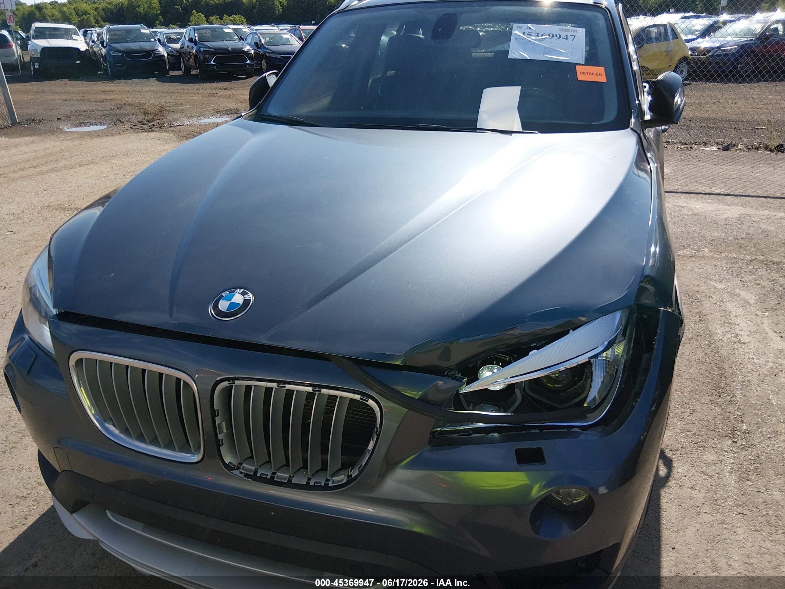 2015 Bmw X1 Xdrive28i Gray vin: WBAVL1C52FVY34063