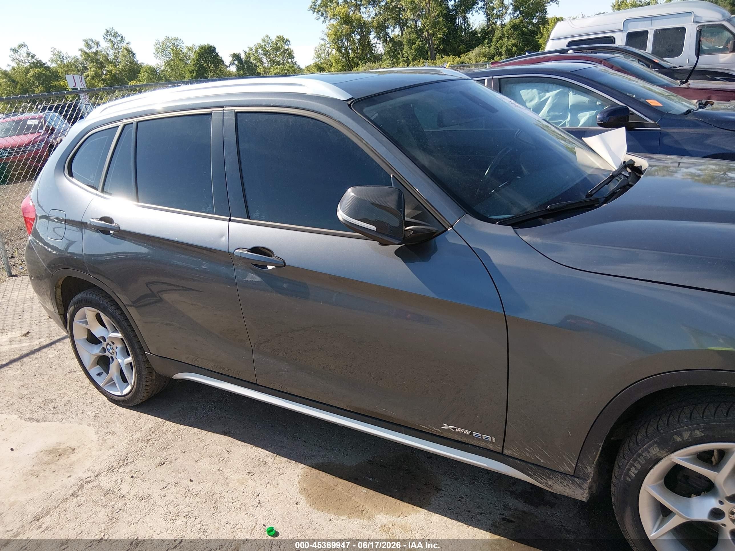 2015 Bmw X1 Xdrive28i Gray vin: WBAVL1C52FVY34063