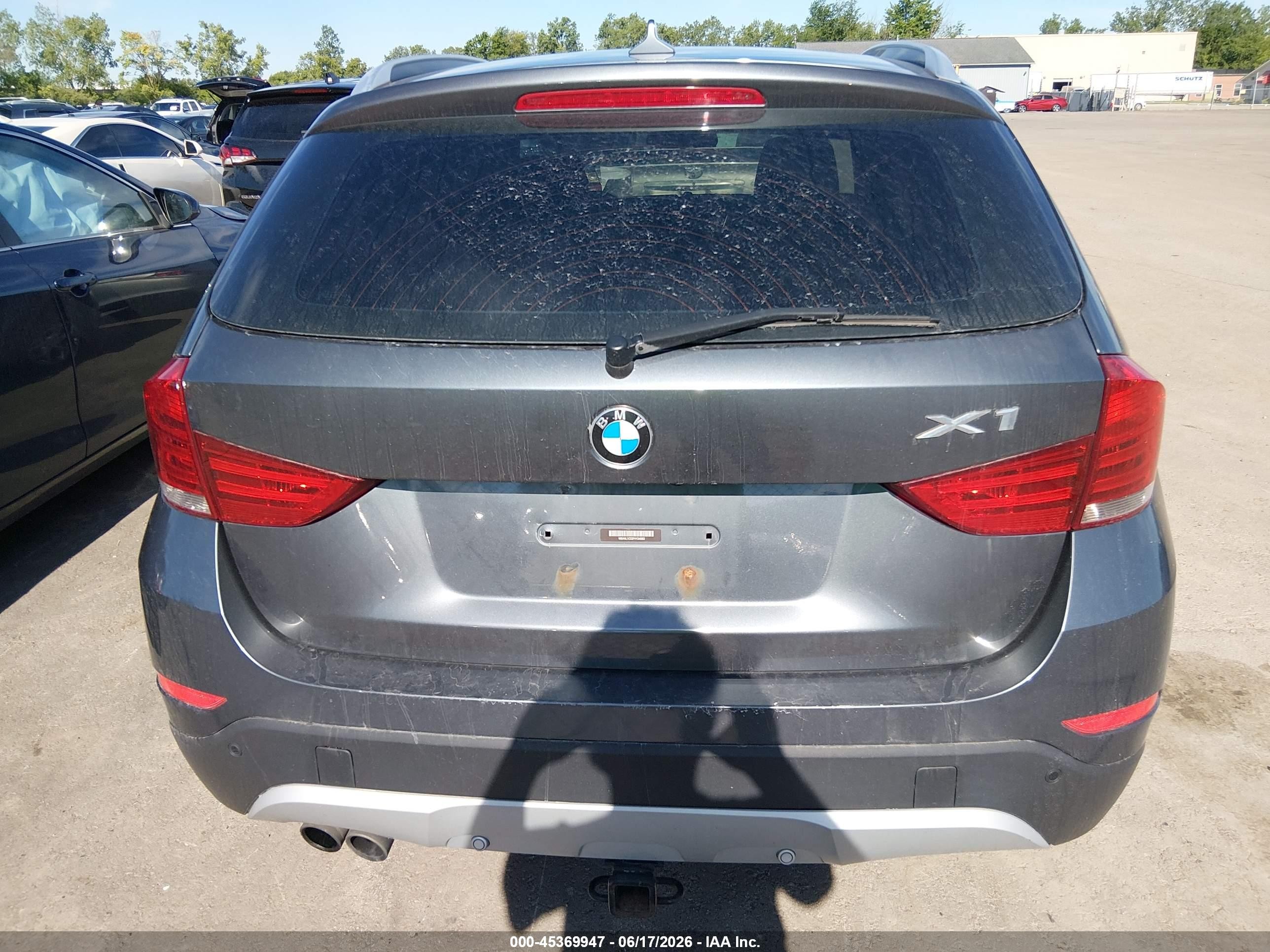 2015 Bmw X1 Xdrive28i Gray vin: WBAVL1C52FVY34063