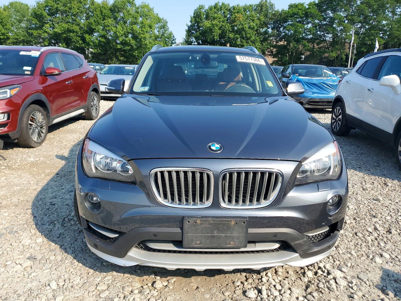 2015 Bmw X1 Xdrive28i Gray vin: WBAVL1C52FVY36234