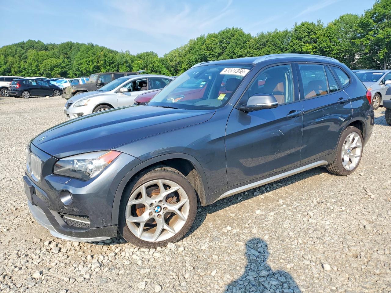 2015 Bmw X1 Xdrive28i Gray vin: WBAVL1C52FVY36234