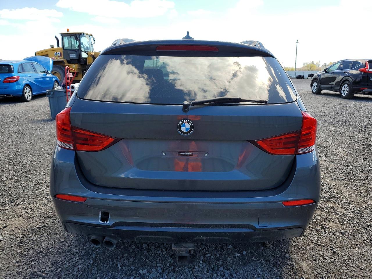 2015 Bmw X1 Xdrive28i Gray vin: WBAVL1C52FVY38551