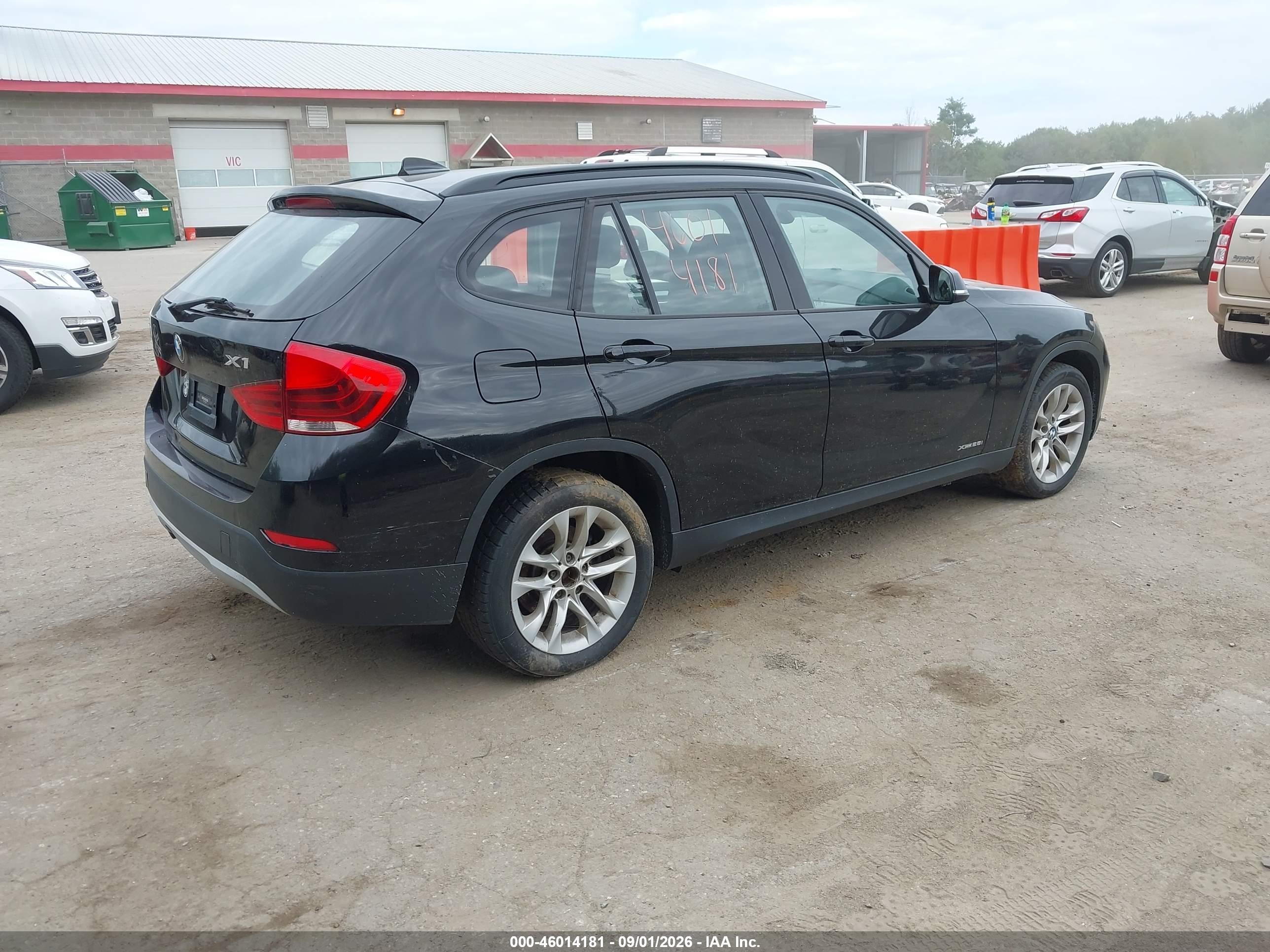 2015 Bmw X1 Xdrive28i Black vin: WBAVL1C52FVY38923