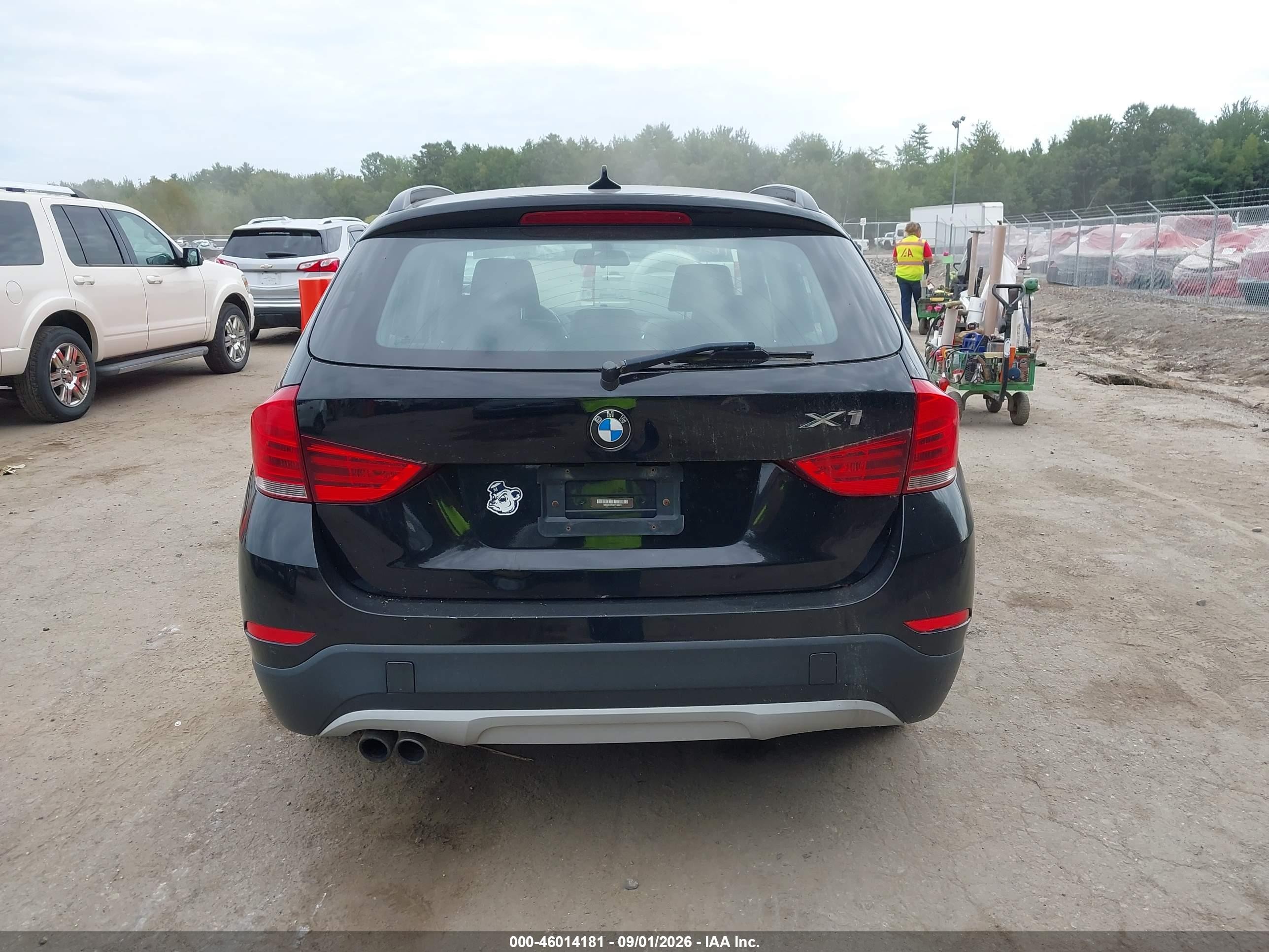 2015 Bmw X1 Xdrive28i Black vin: WBAVL1C52FVY38923