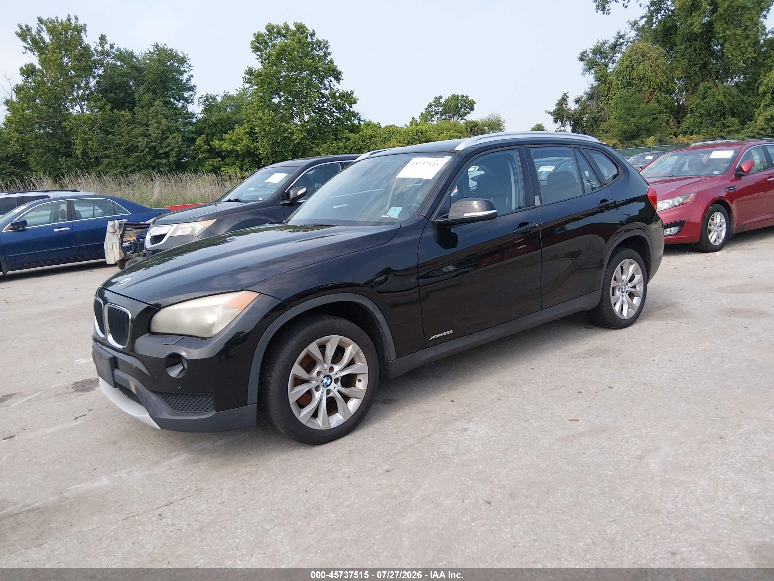 2013 Bmw X1 Xdrive28i Черный vin: WBAVL1C53DVR90254