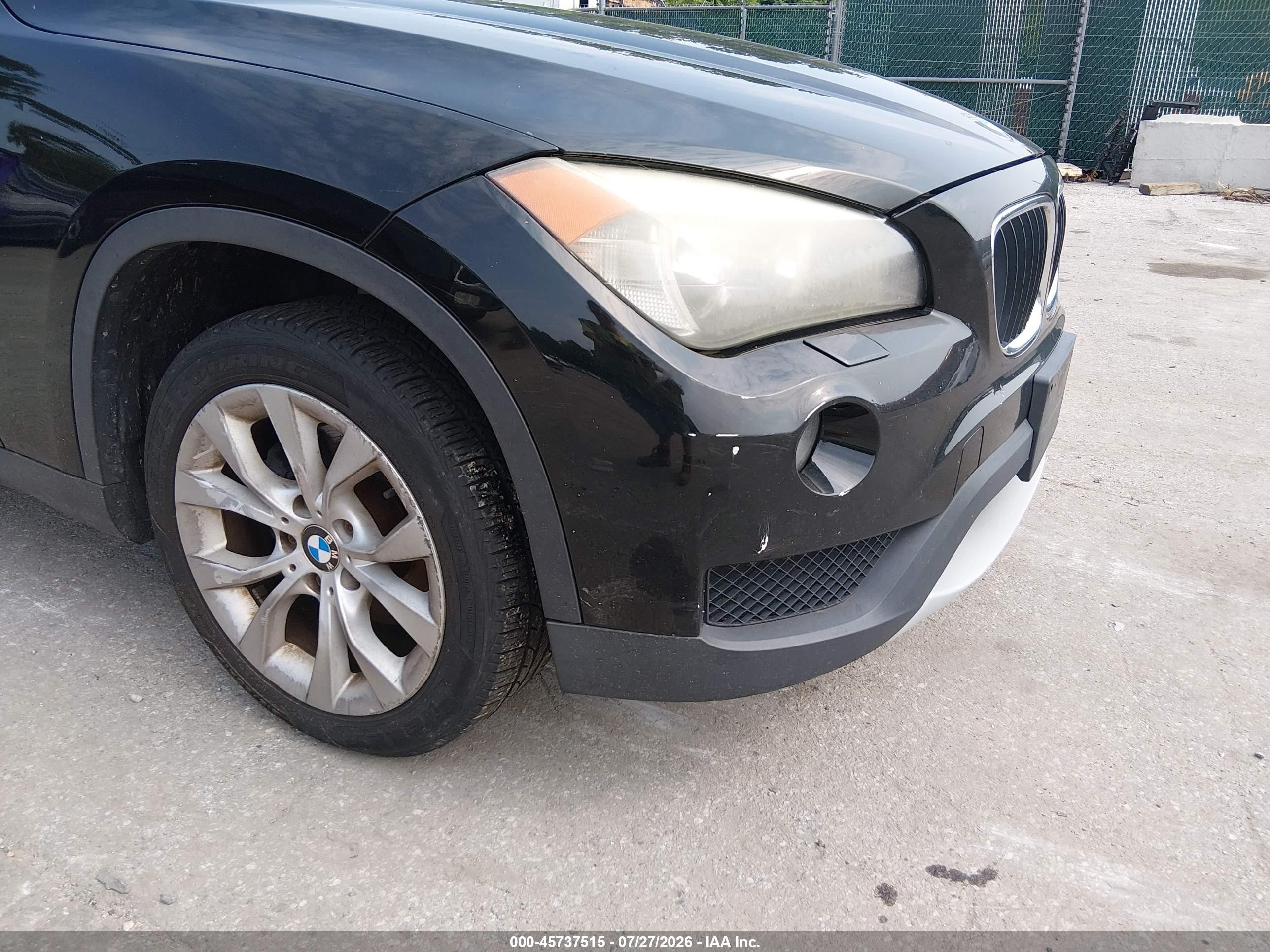 2013 Bmw X1 Xdrive28i Черный vin: WBAVL1C53DVR90254