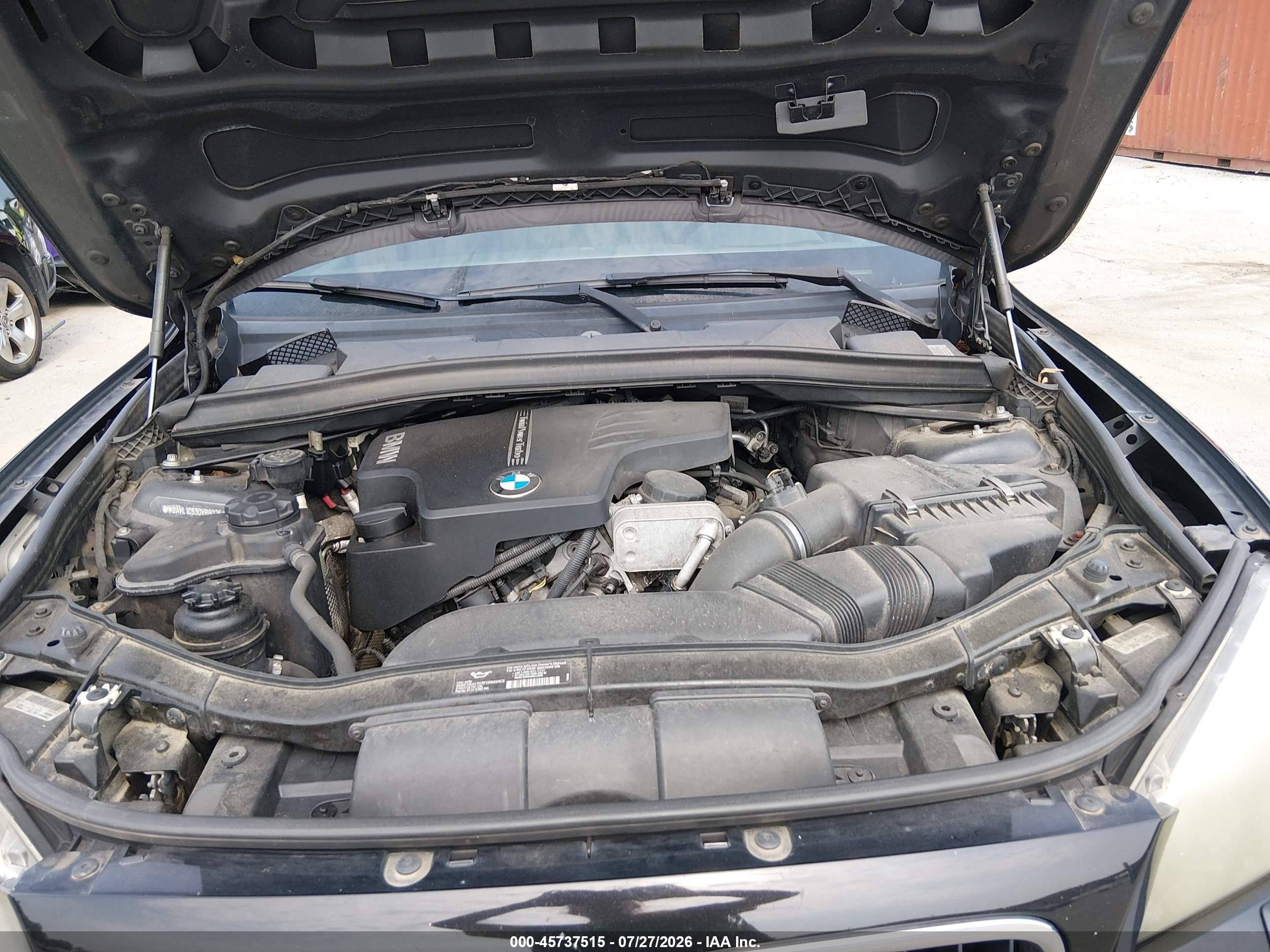 2013 Bmw X1 Xdrive28i Черный vin: WBAVL1C53DVR90254