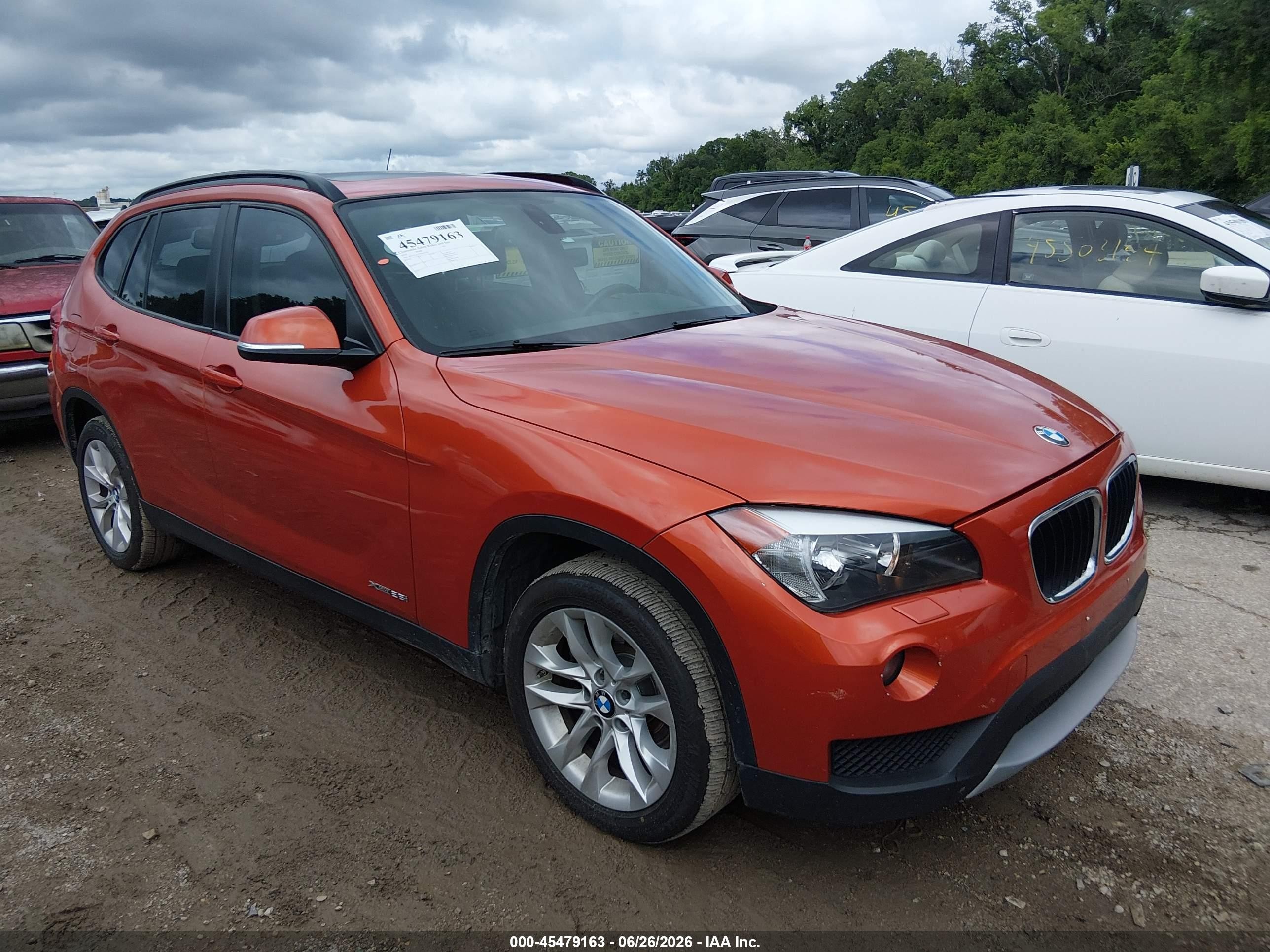 2014 Bmw X1 Xdrive28i Orange vin: WBAVL1C53EVR93236