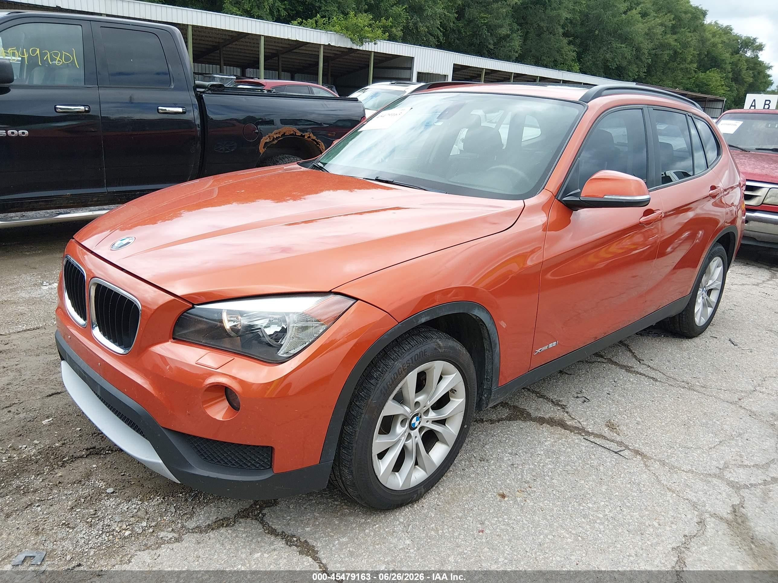2014 Bmw X1 Xdrive28i Orange vin: WBAVL1C53EVR93236