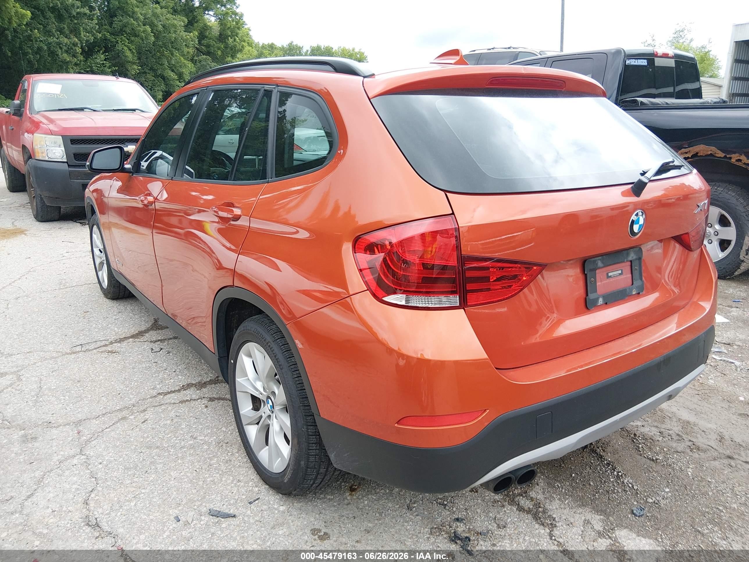 2014 Bmw X1 Xdrive28i Orange vin: WBAVL1C53EVR93236
