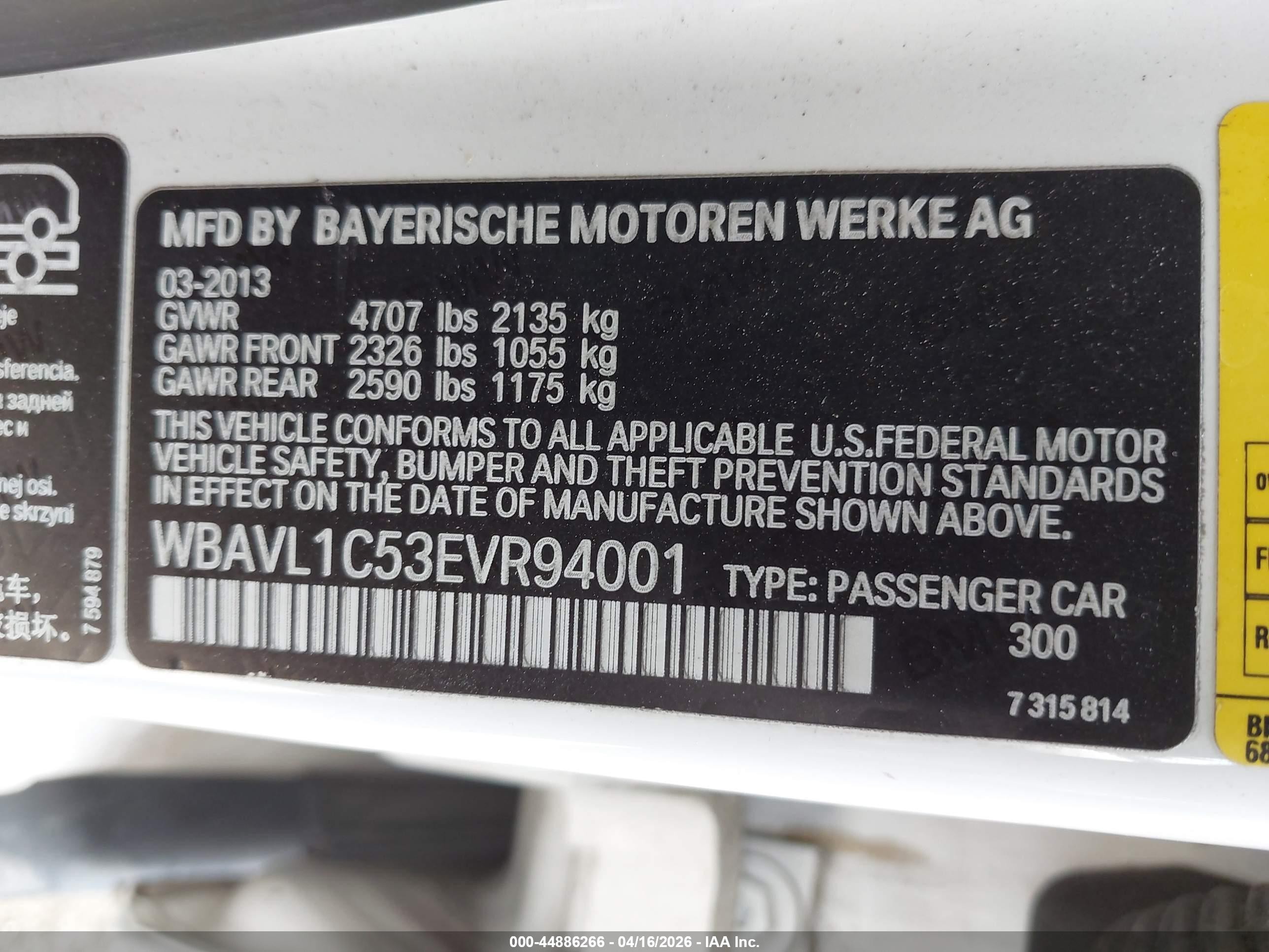 2014 Bmw X1 Xdrive28i White vin: WBAVL1C53EVR94001