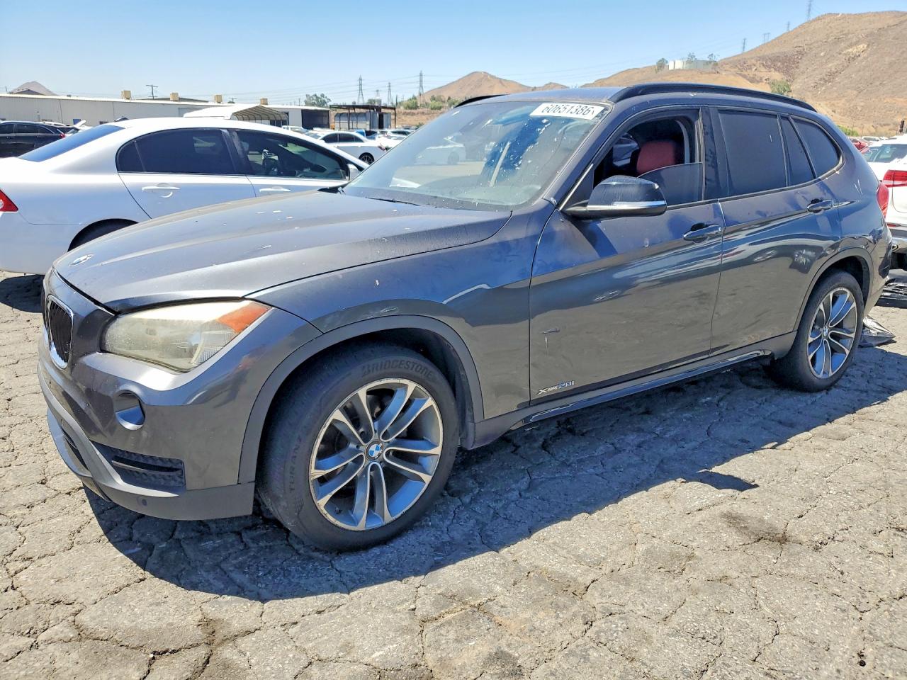 2014 Bmw X1 Xdrive28i Gray vin: WBAVL1C53EVR94953