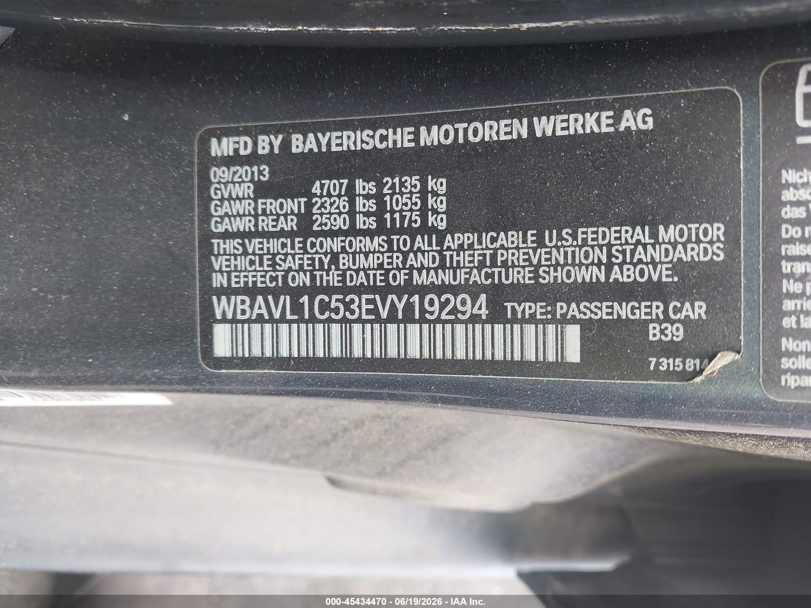 2014 Bmw X1 Xdrive28i Gray vin: WBAVL1C53EVY19294