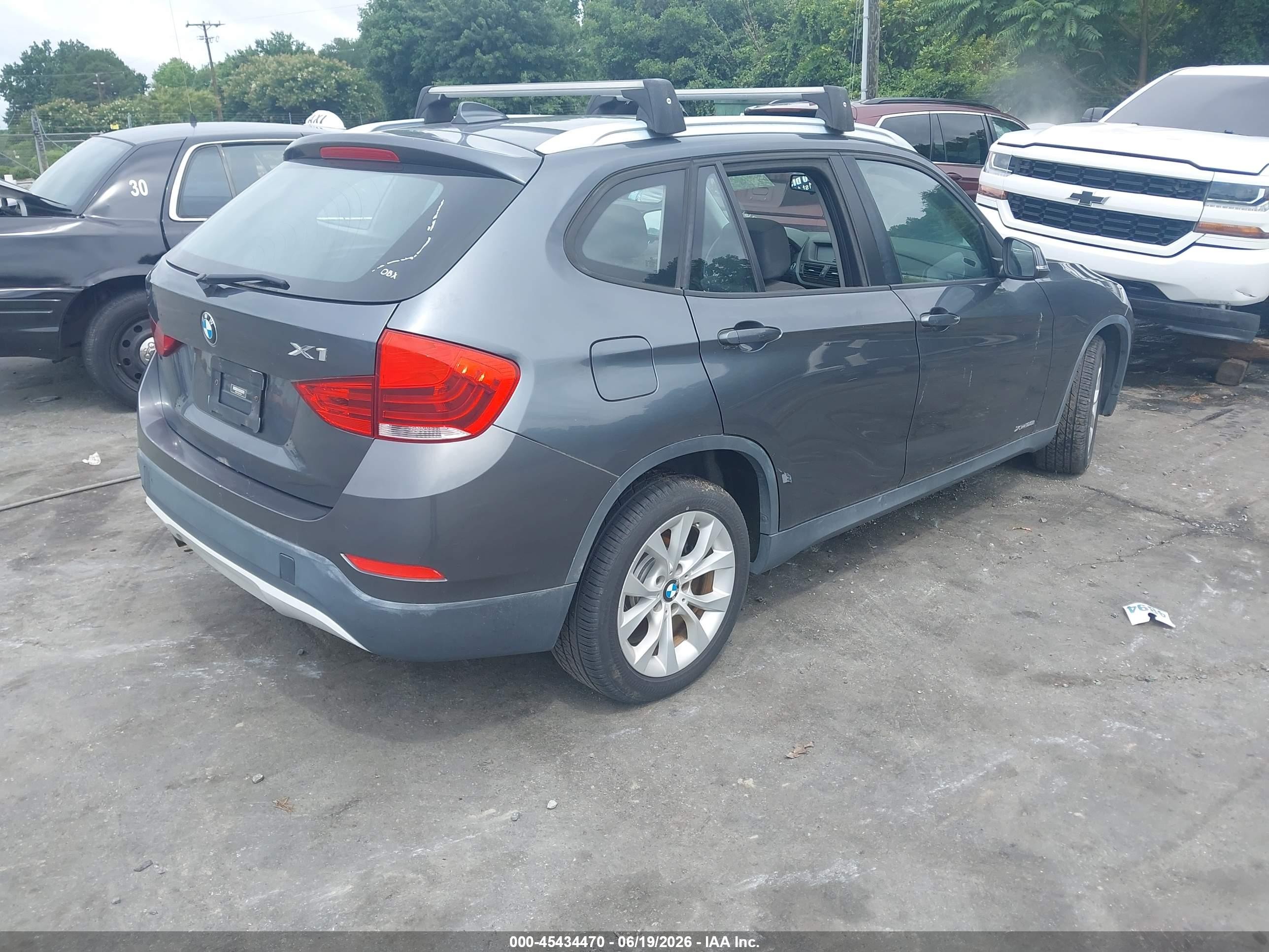2014 Bmw X1 Xdrive28i Gray vin: WBAVL1C53EVY19294